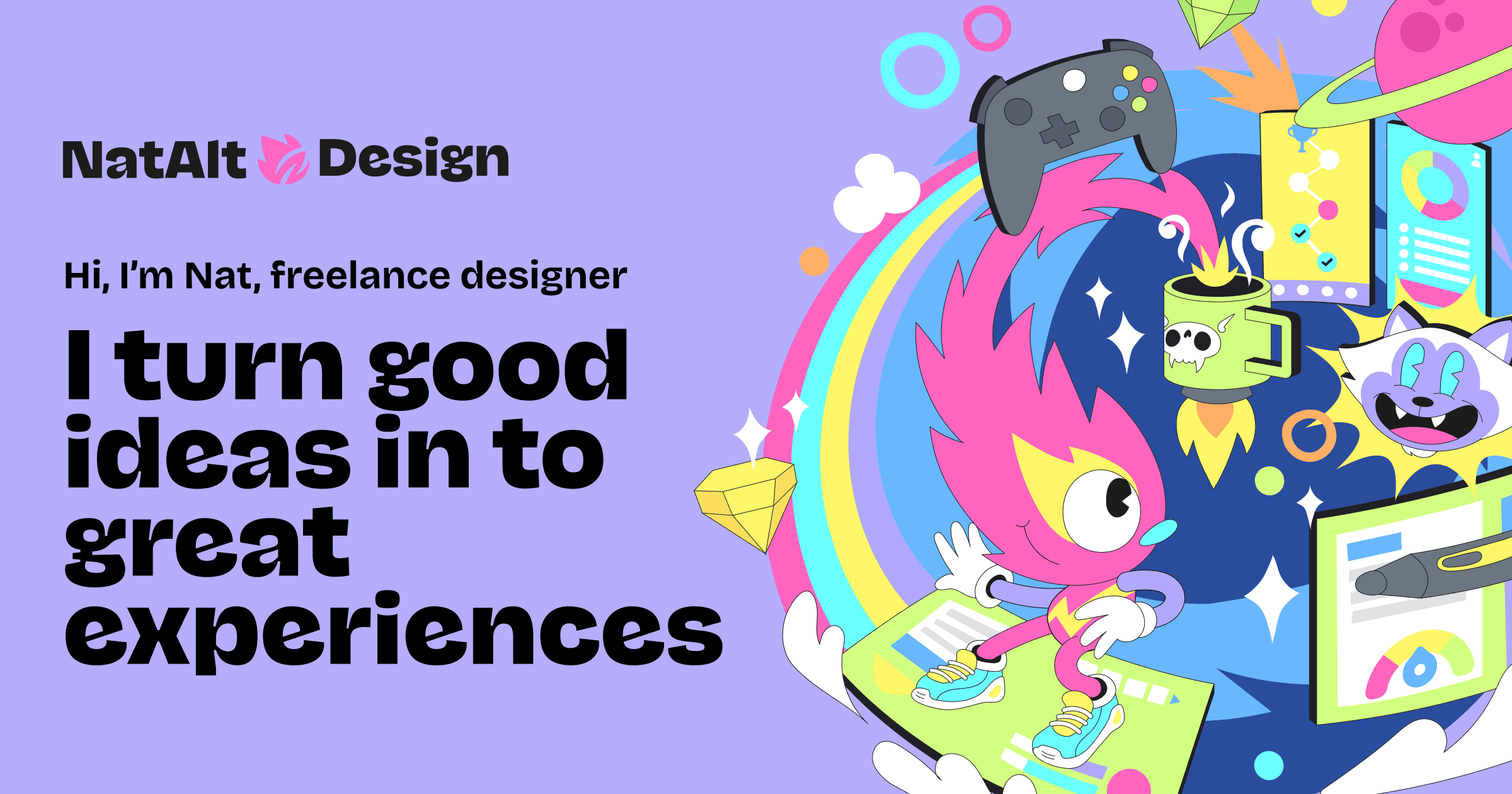 NatAlt Design - Freelance UX, UI & Graphic Designer