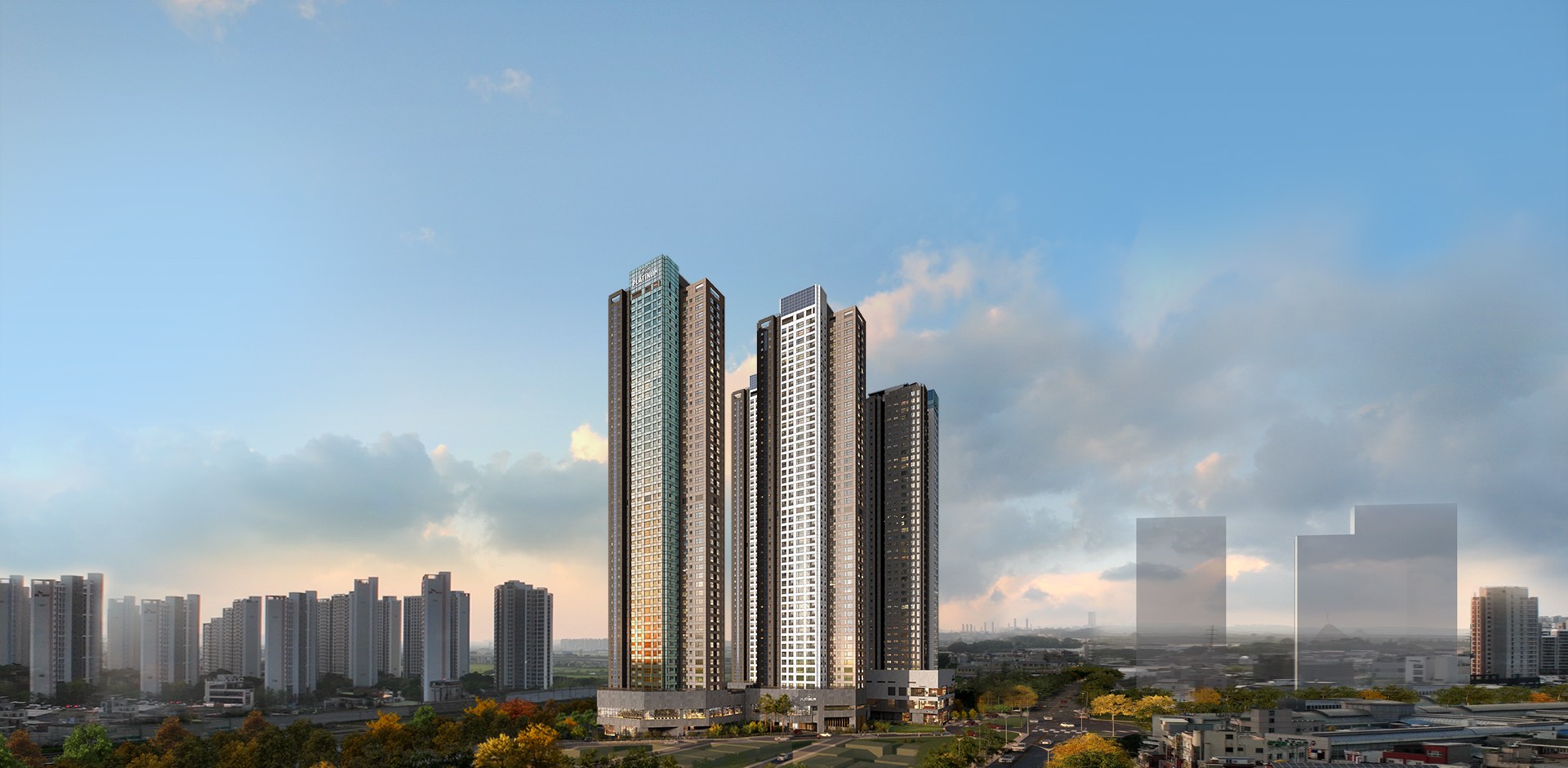 평택 더플래티넘 스카이헤론 투시도