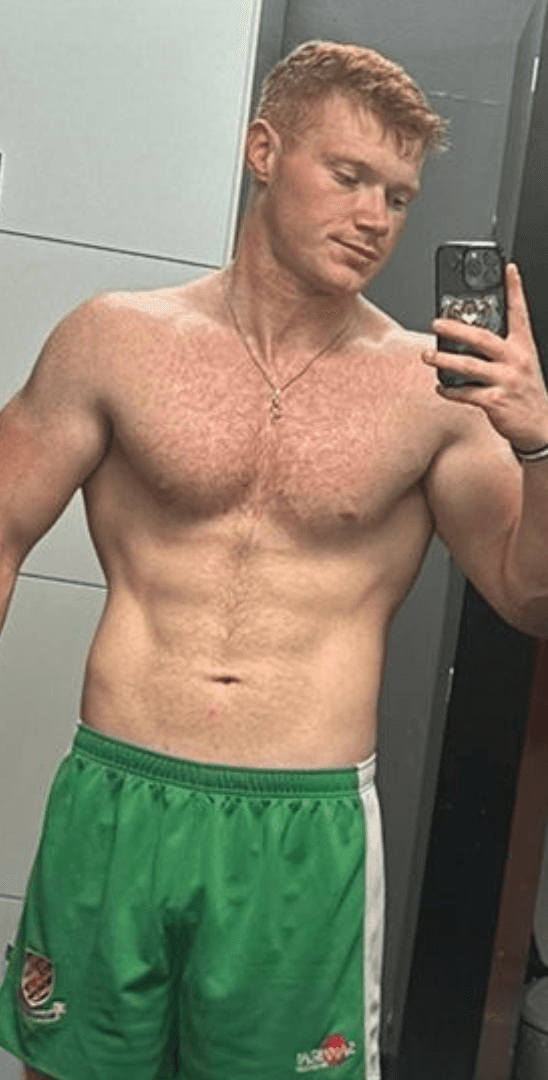 Before and after transformation photos of a Fitnix client