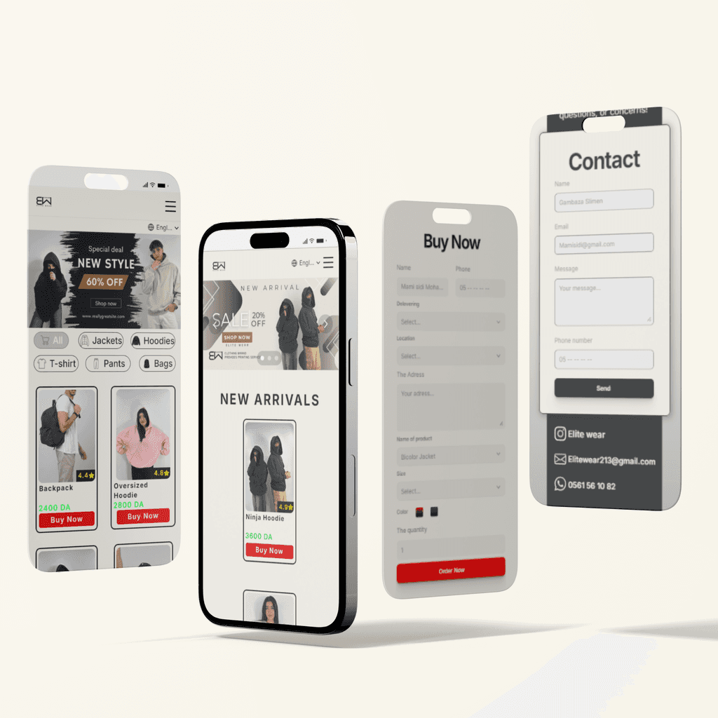 A mockup of Freelio's mobile app