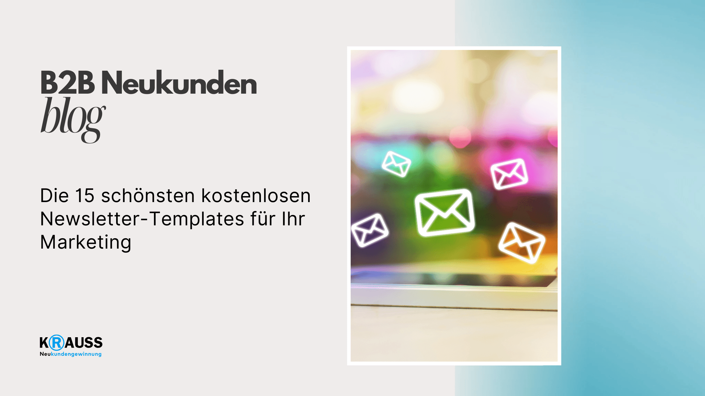 Die 15 schönsten kostenlosen Newsletter-Templates für Ihr Marketing