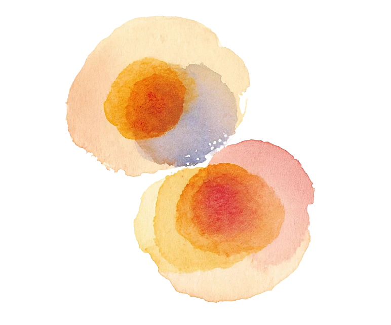 Watercolor illustration of cells