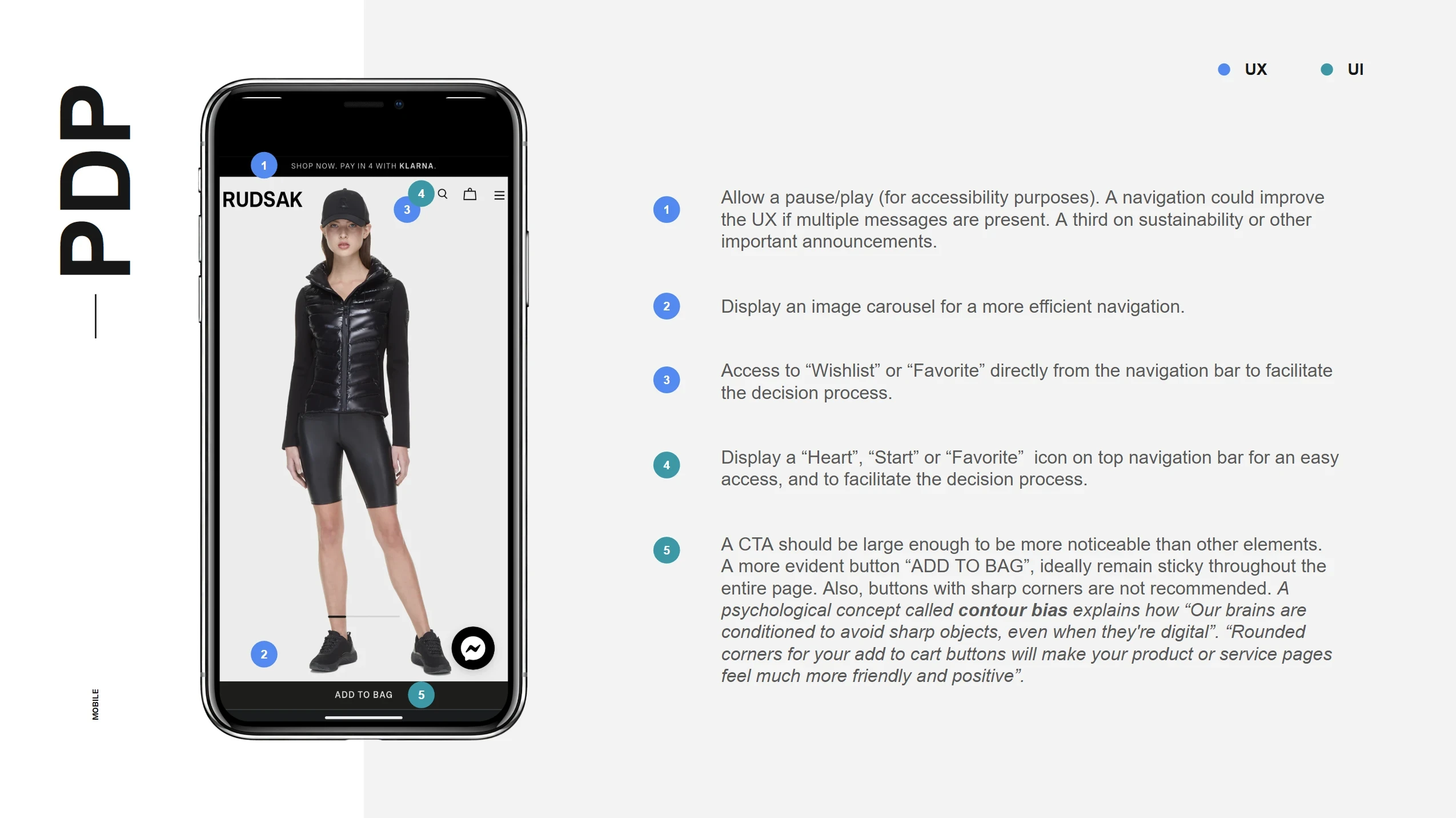 Rudsak: Mobile Design Audit