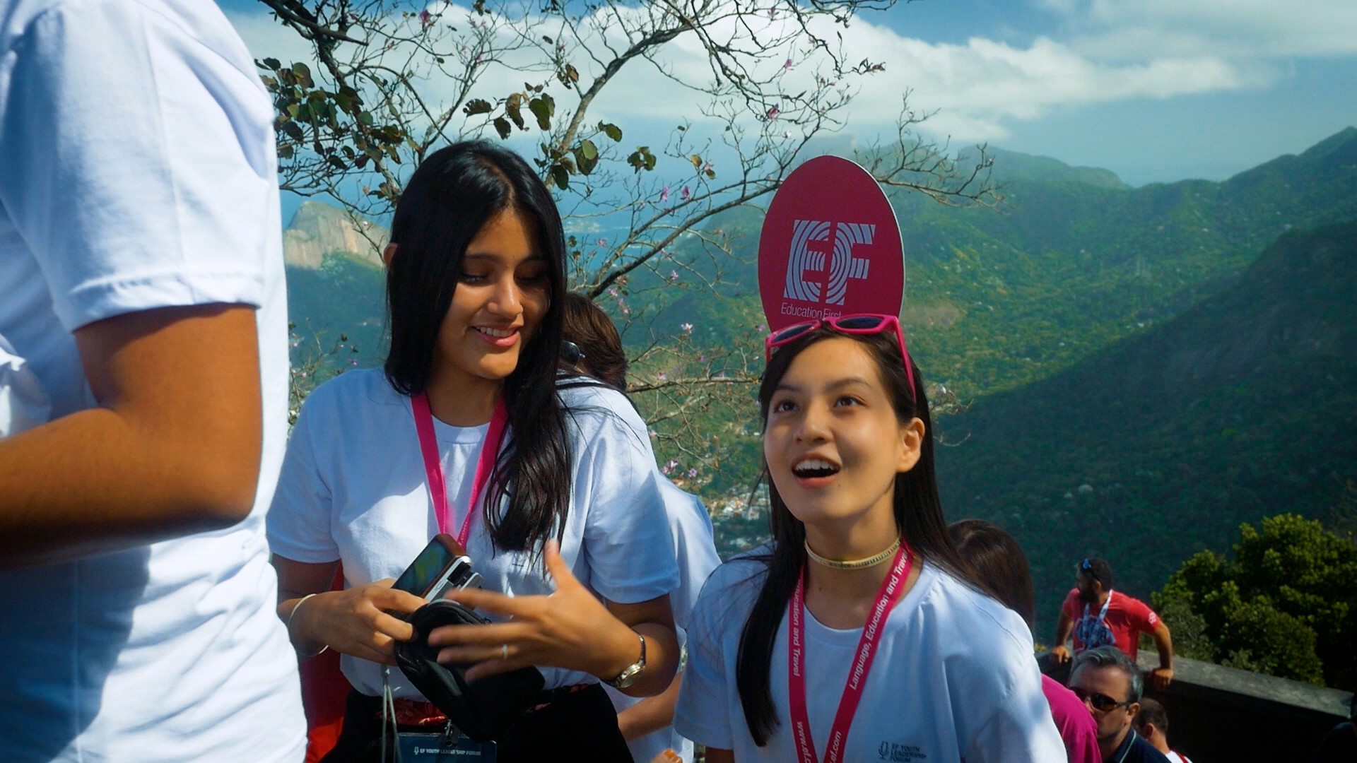 Institutional film of two students exploring the city during EF Youth Leadership Forum