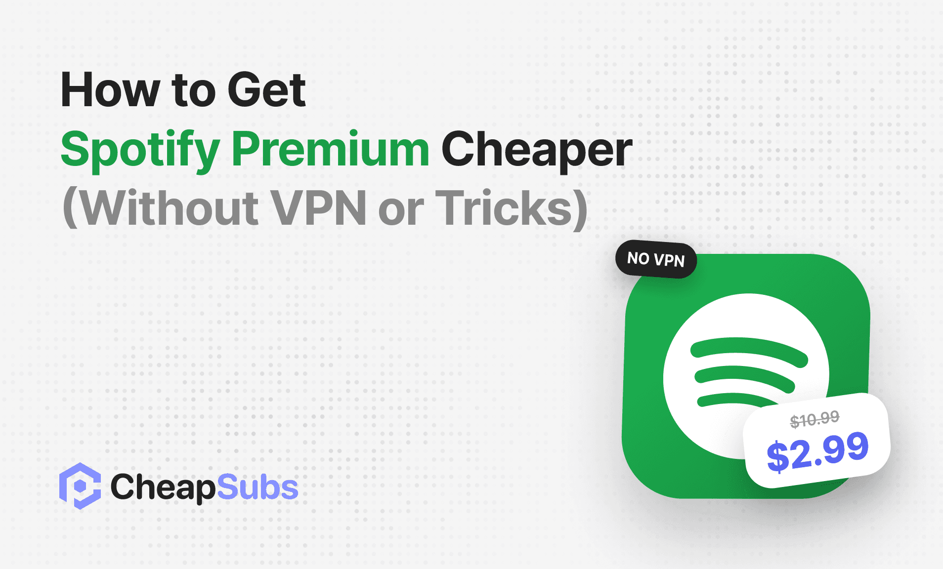 How to Get Spotify Premium Cheaper (Without VPN or Tricks)
