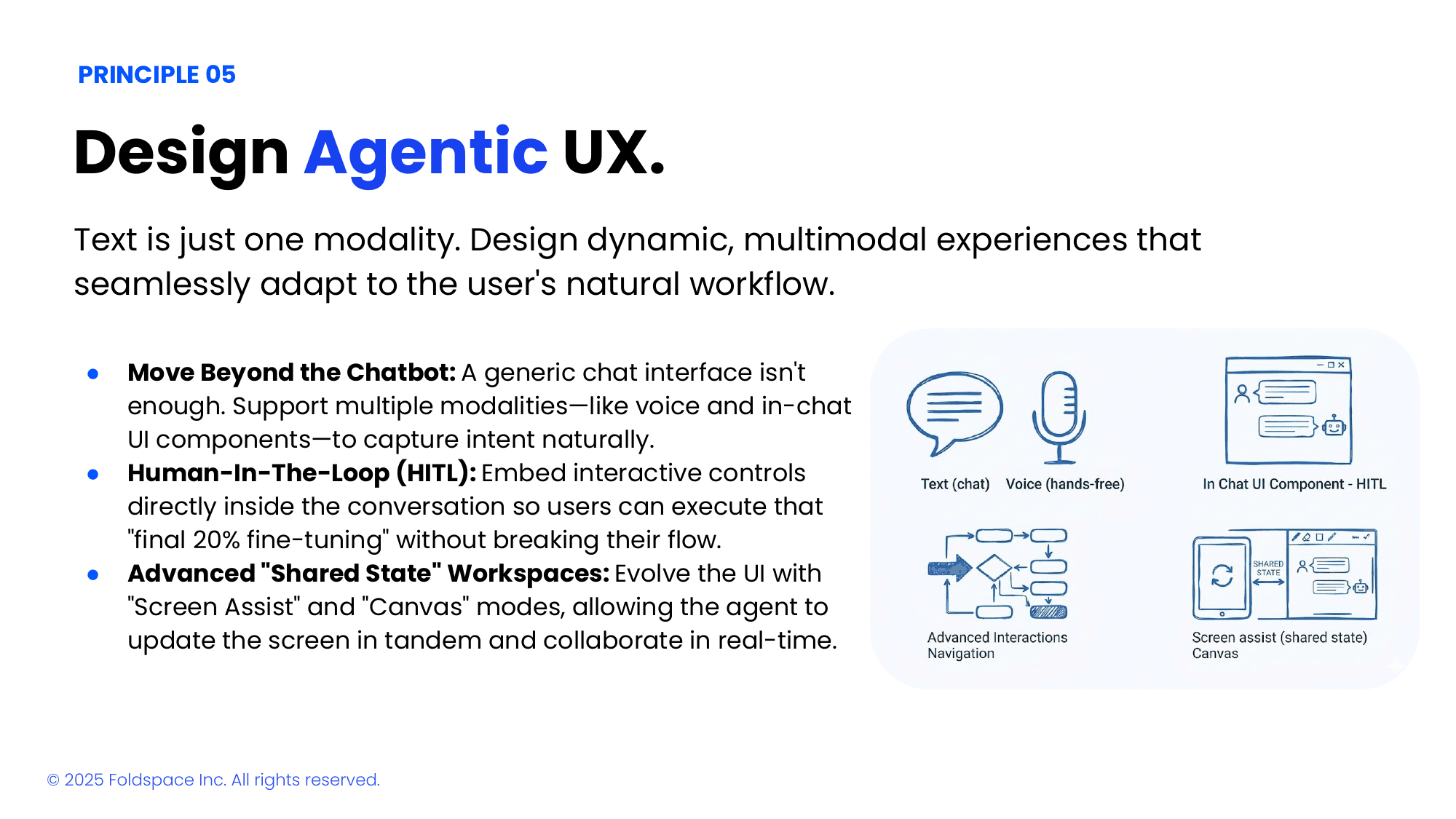 Principle 5 - Design Agentic UX