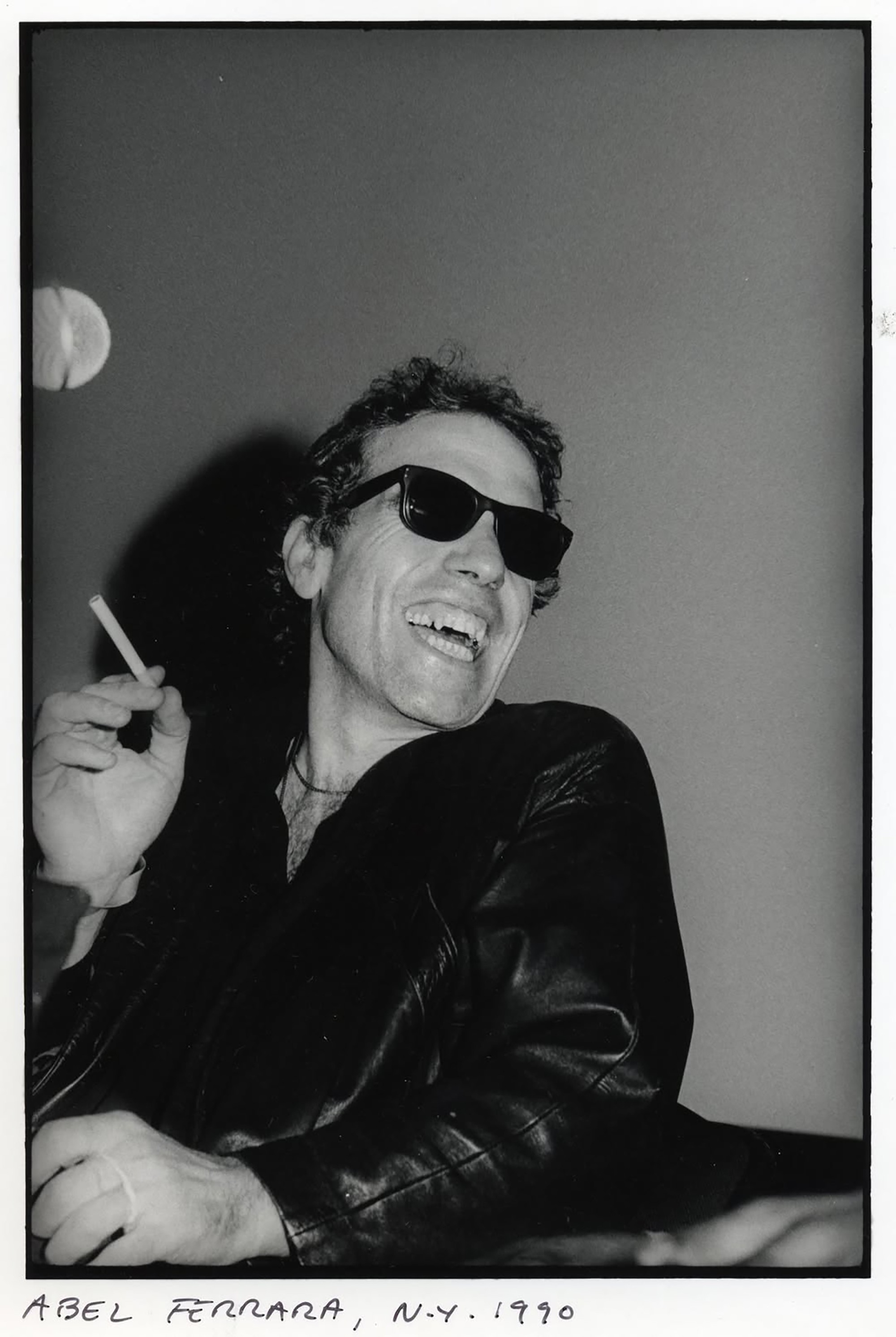 Abel Ferrera, 1990, photographed by JOhn Greco
