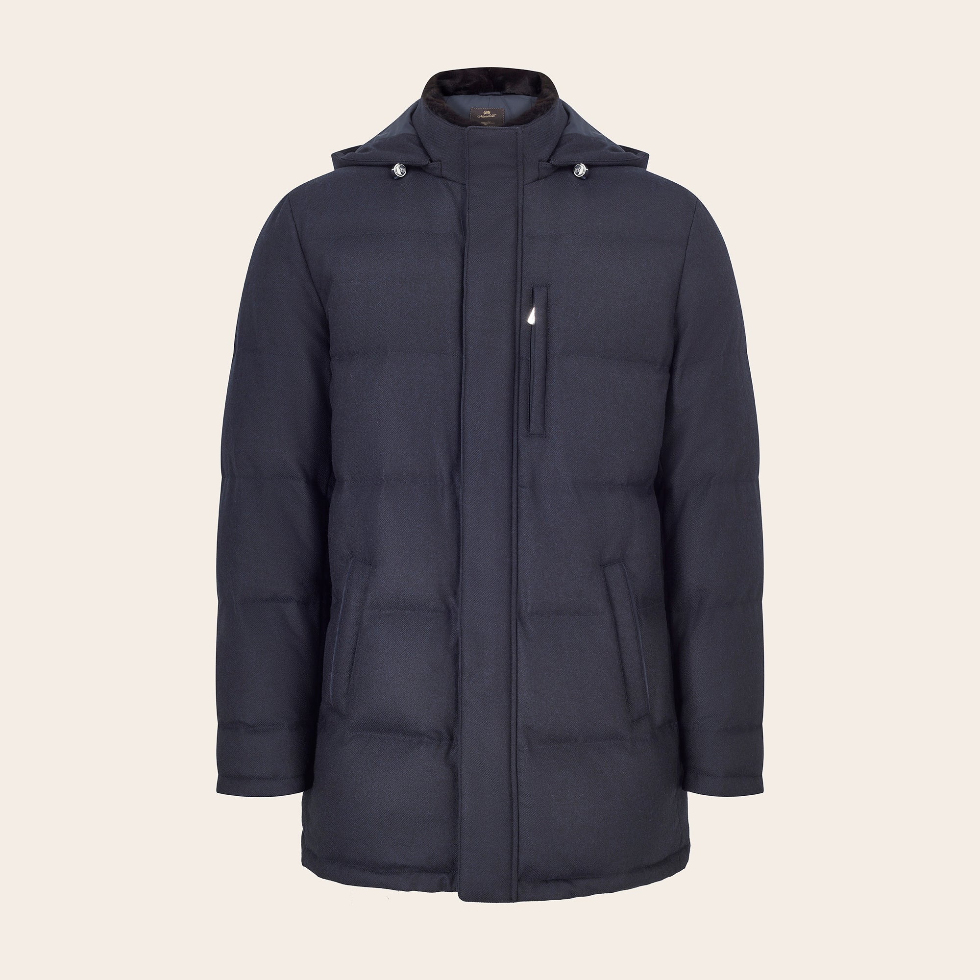 Wool Hooded Parker - Mandelli UK