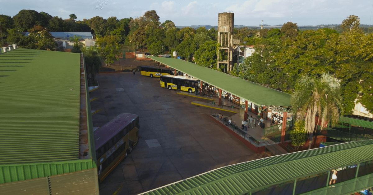 terminal de iguazu vista aérea