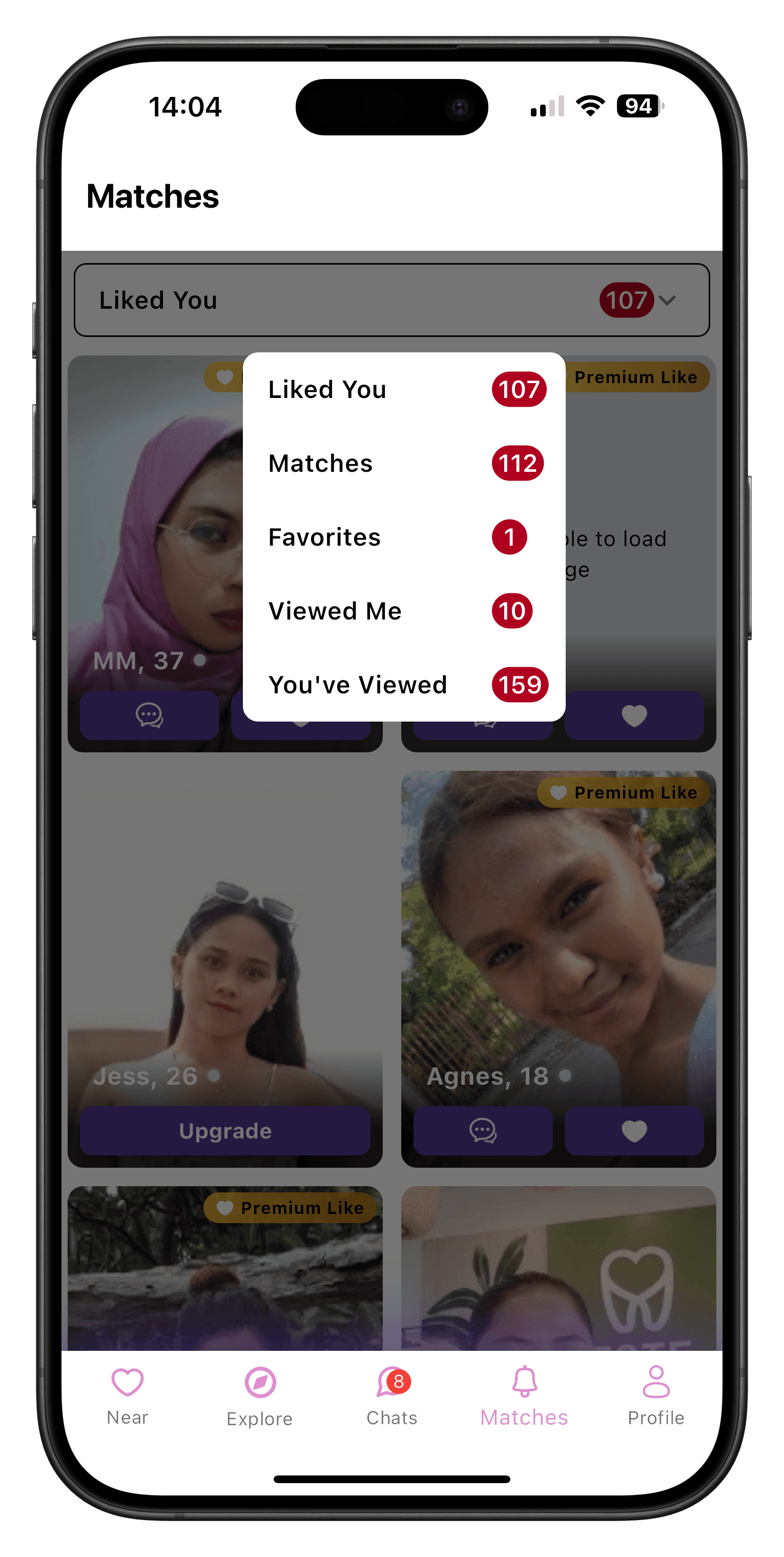 Mobile UI 