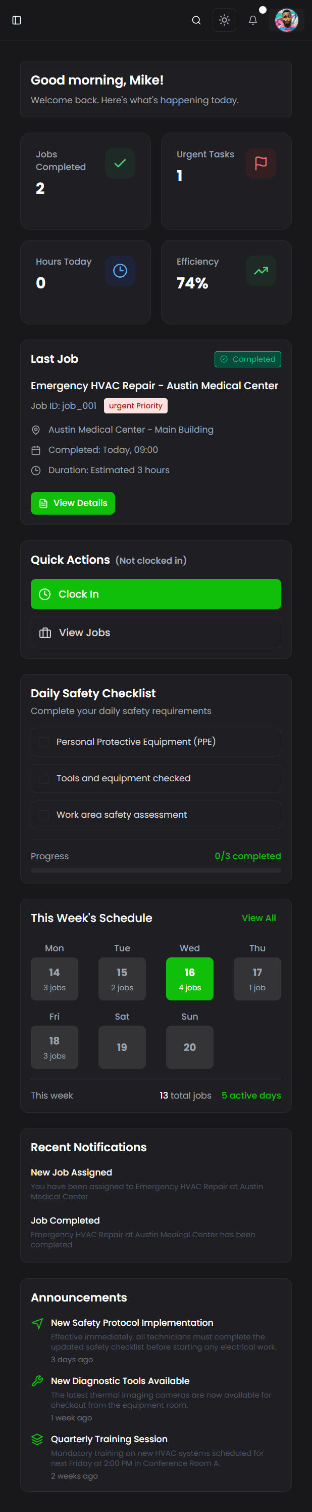 An image of Freelio's budget ui
