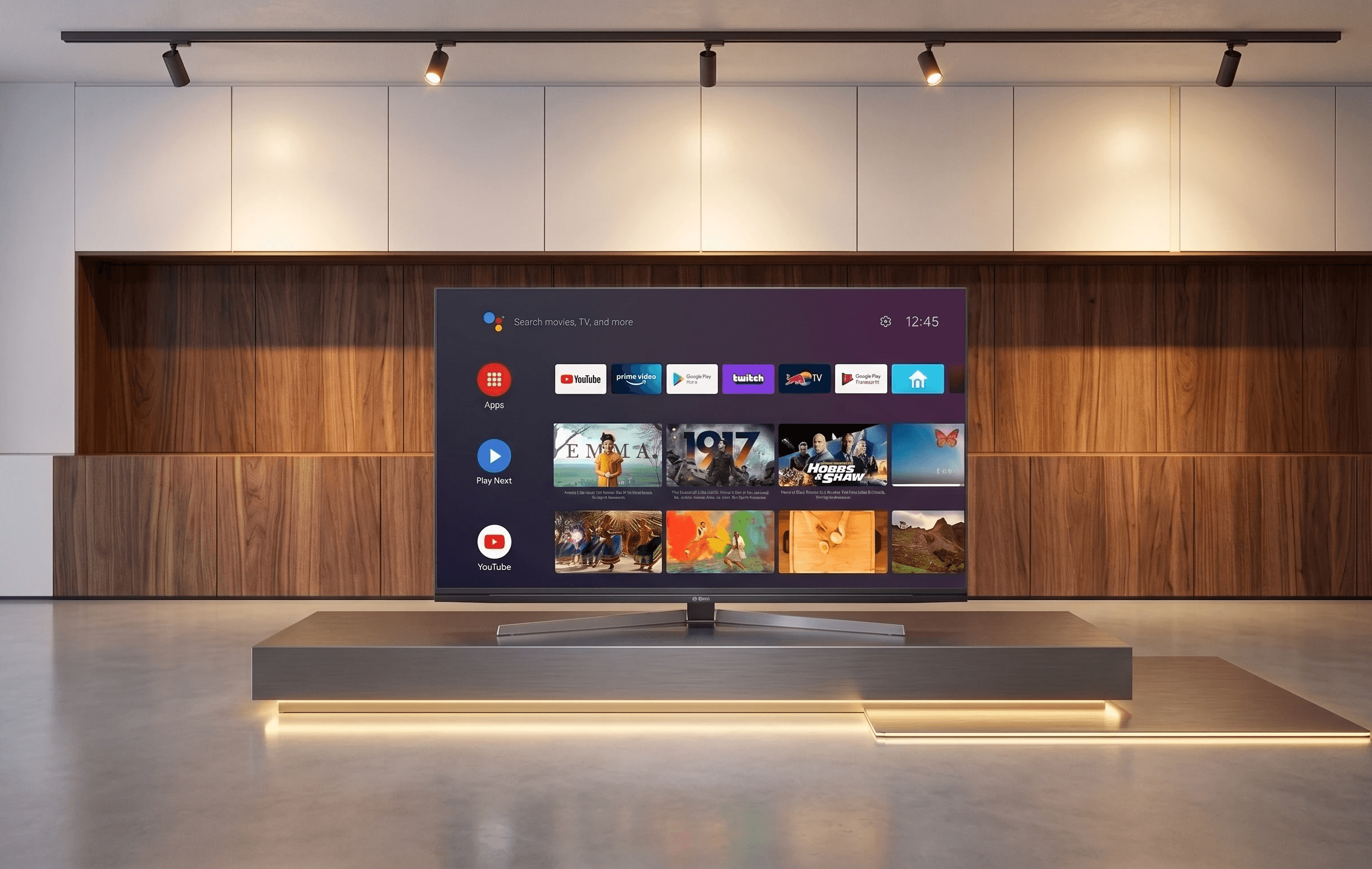Mağazada sergilenen Arçelik 4K Smart televizyon