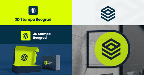 Verzije loga za 3d stampa Beograd