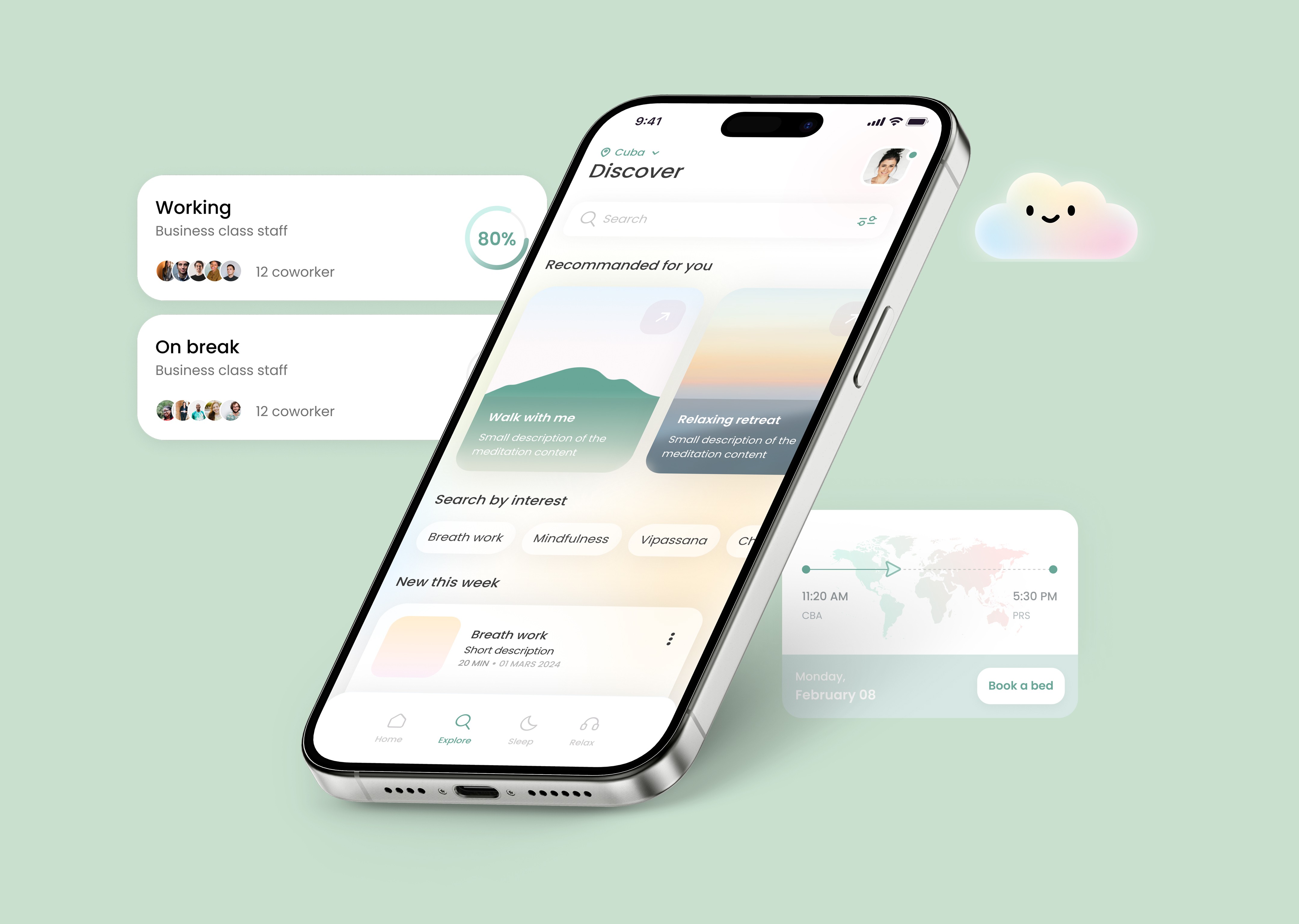 NeuroSync is a healthcare mobile app that helps individuals monitor and manage neurological health