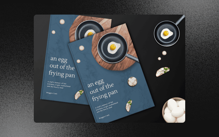 A Cookery Ebook Mockup Template