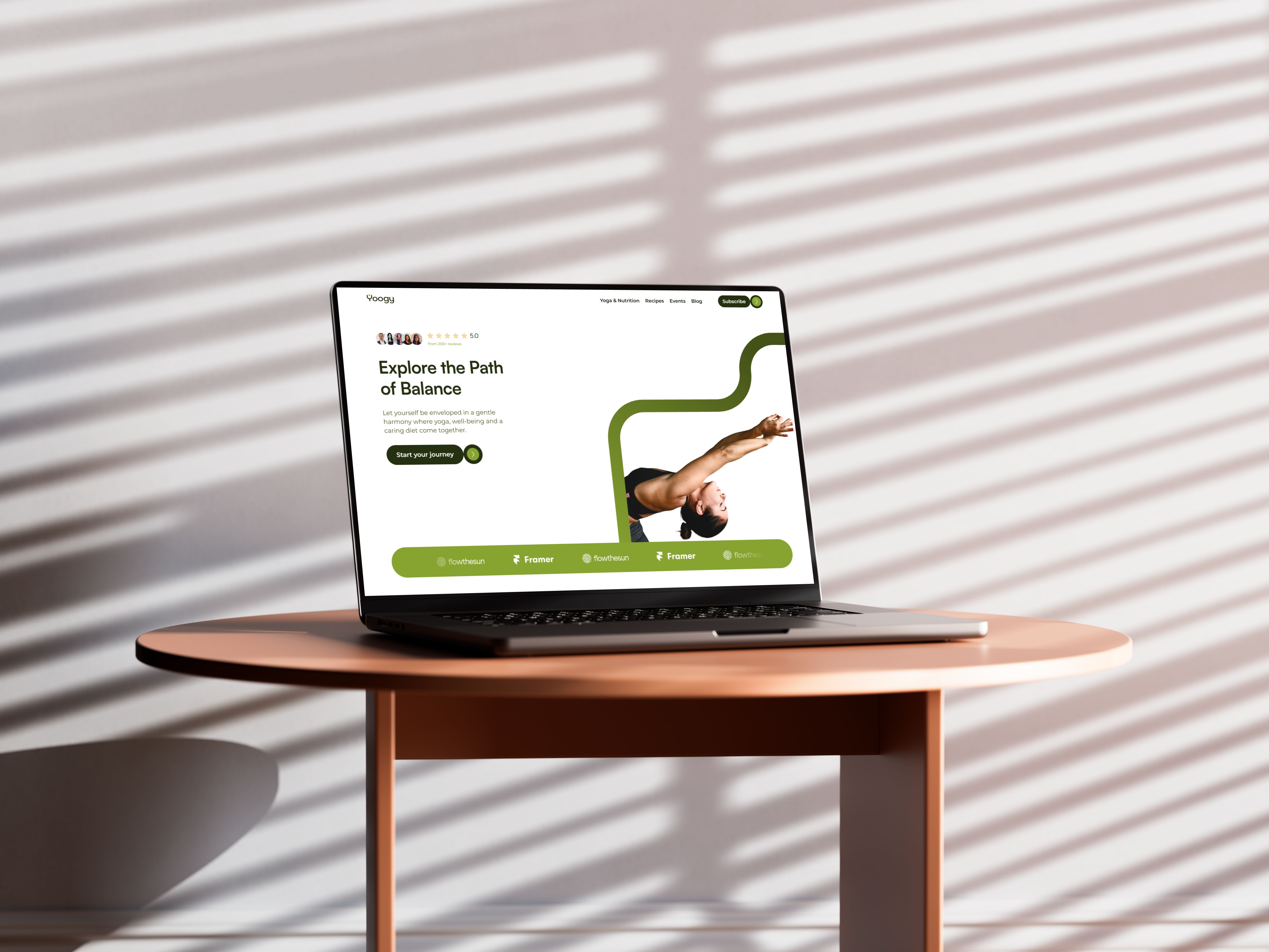 Framer Website for Yoga Instructors
