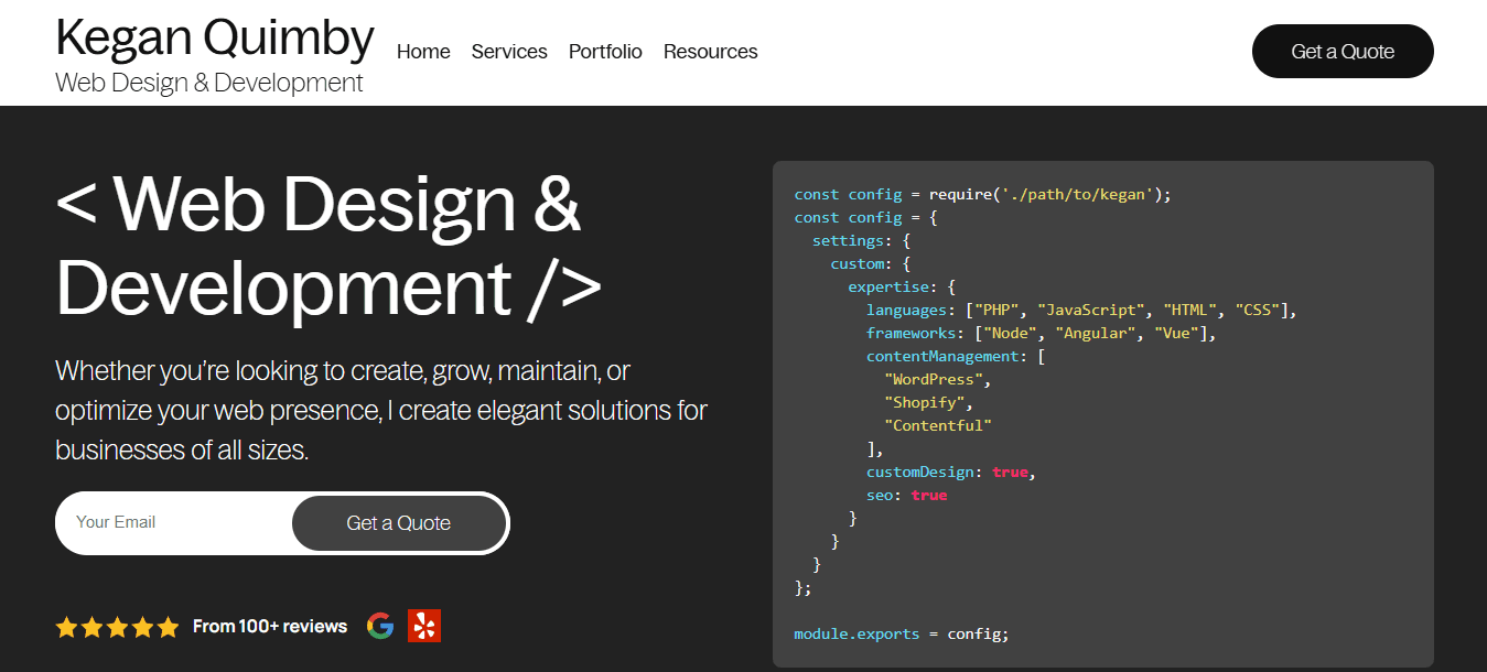 Kegan Quimby Web Design & Development