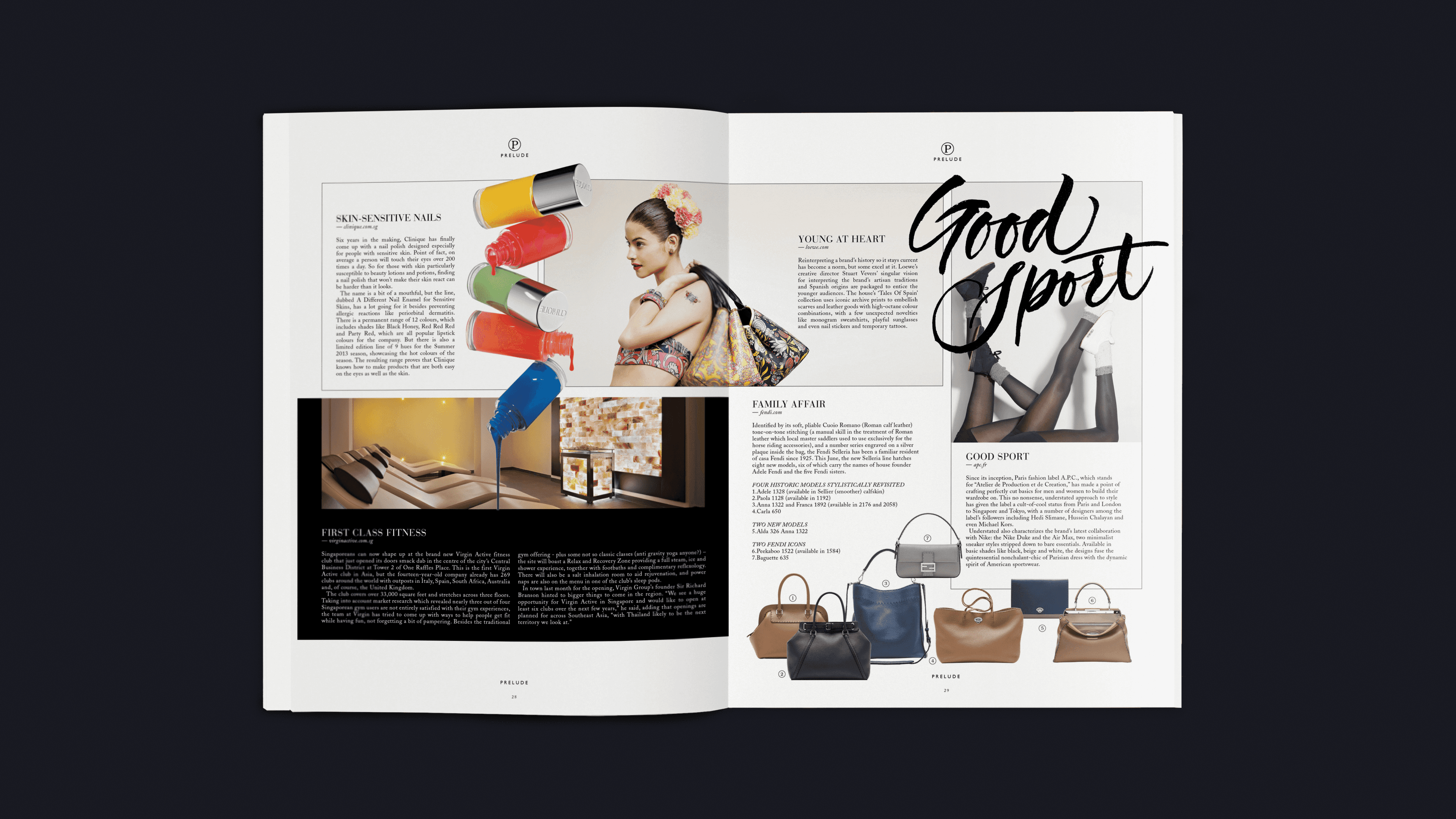 Short news section design for Designare Femme, maintaining brand elegance in small-scale content.
