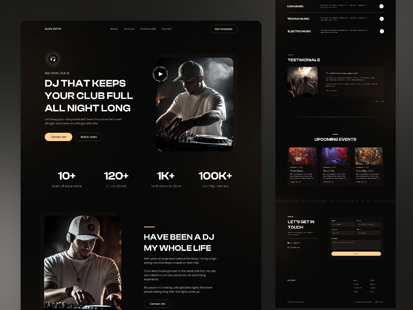 Vibe — 现代个人品牌网站设计灵感
