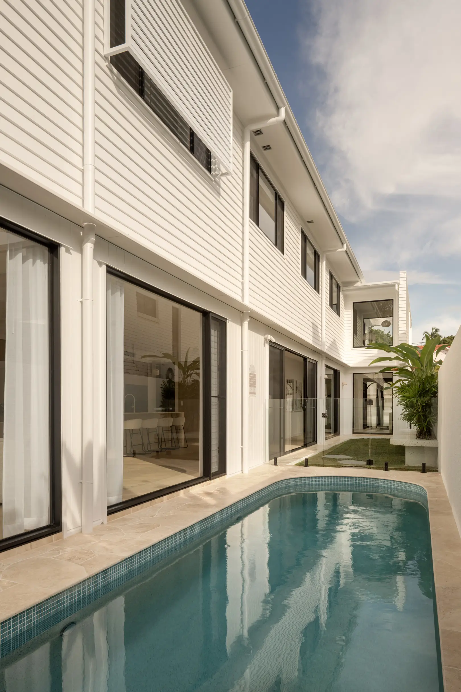 Front facade of Jacaranda House in. Brisbane