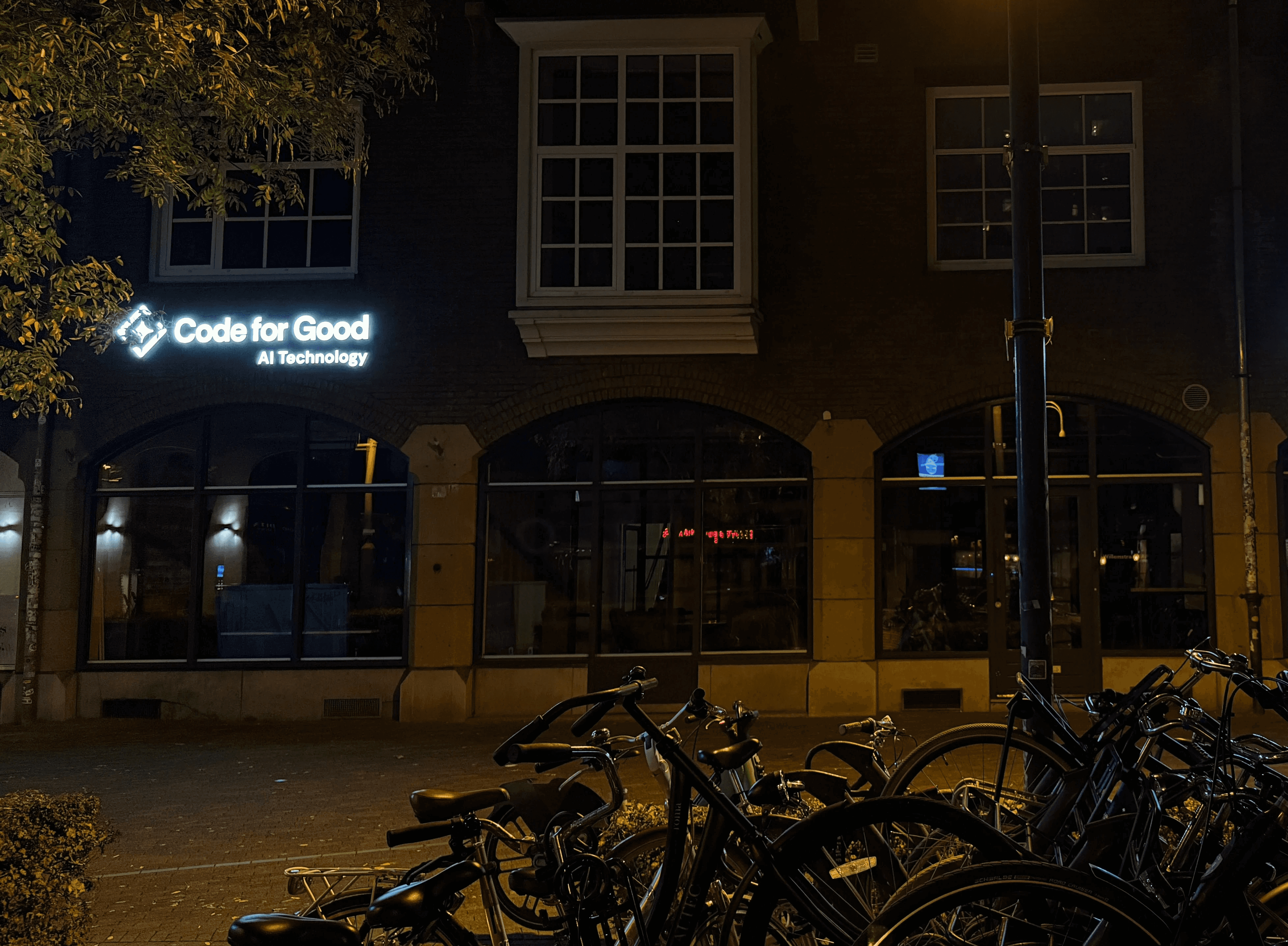 Code for Good - Wall sign dark