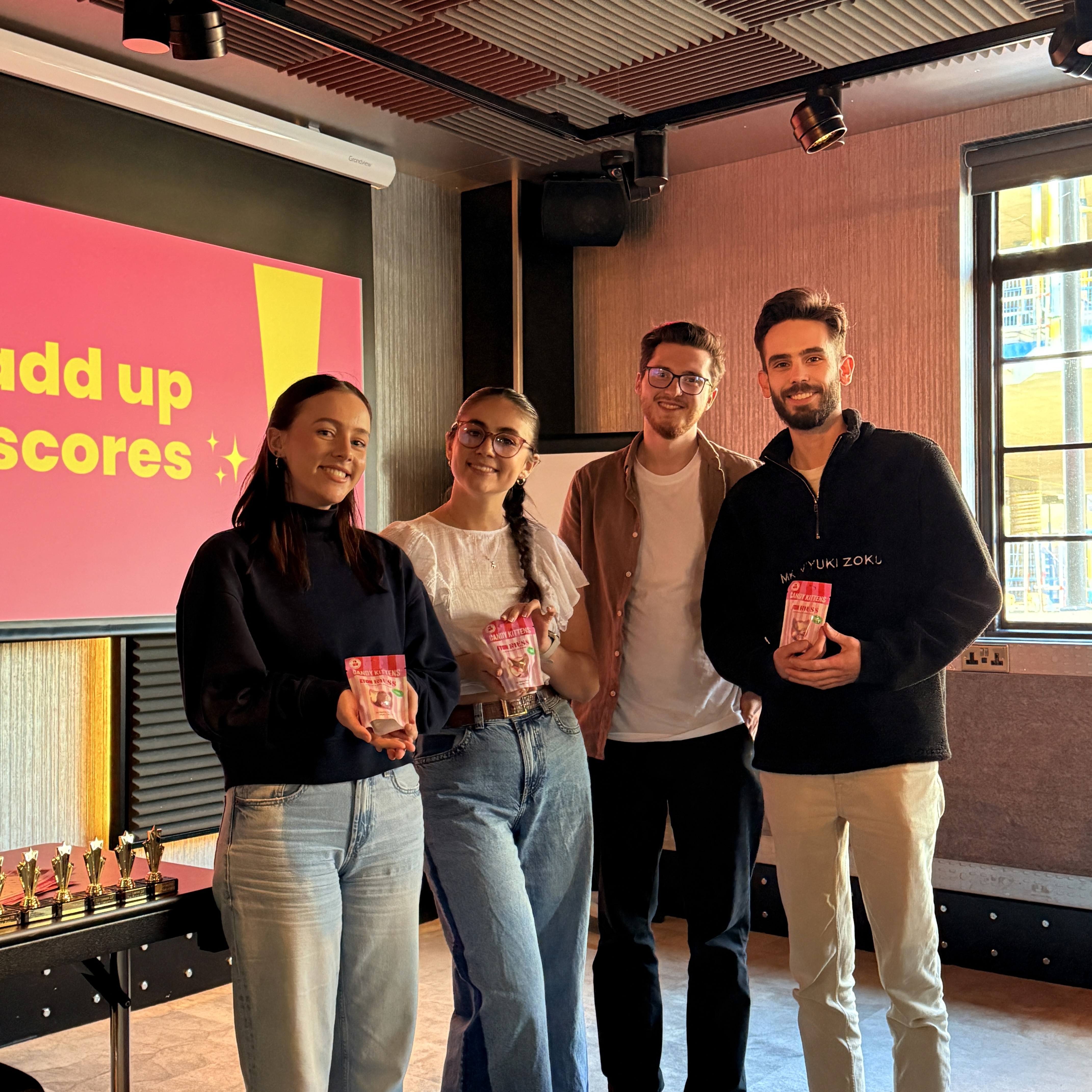 a person standing in front of a building
