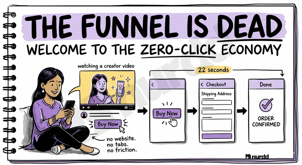 Zero-Click Commerce: Why the Marketing Funnel Is Dead in 2026