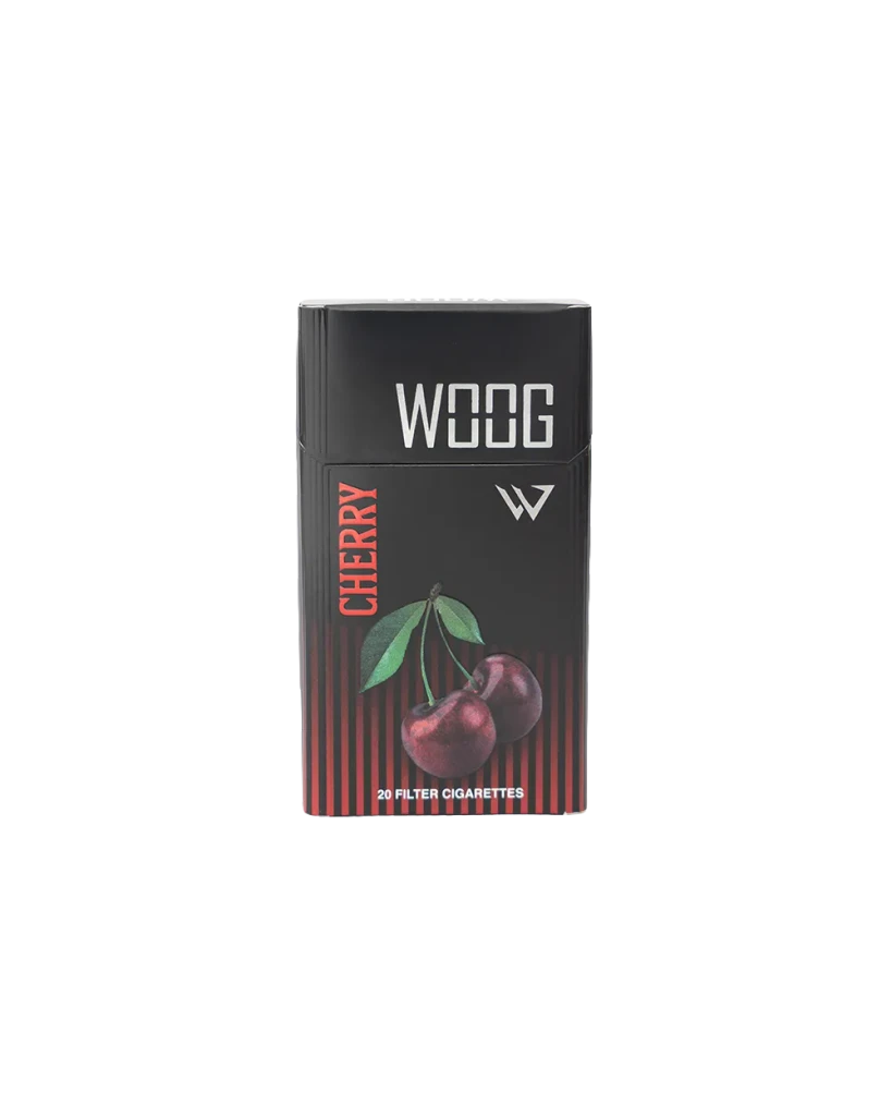 Woog Cherry cigarette pack.