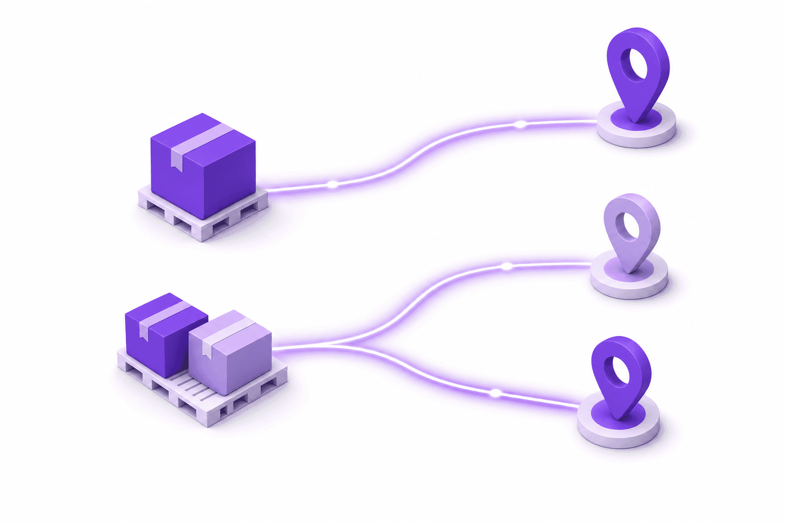 Unfulfilled and partially fulfilled Shopify orders taking different paths