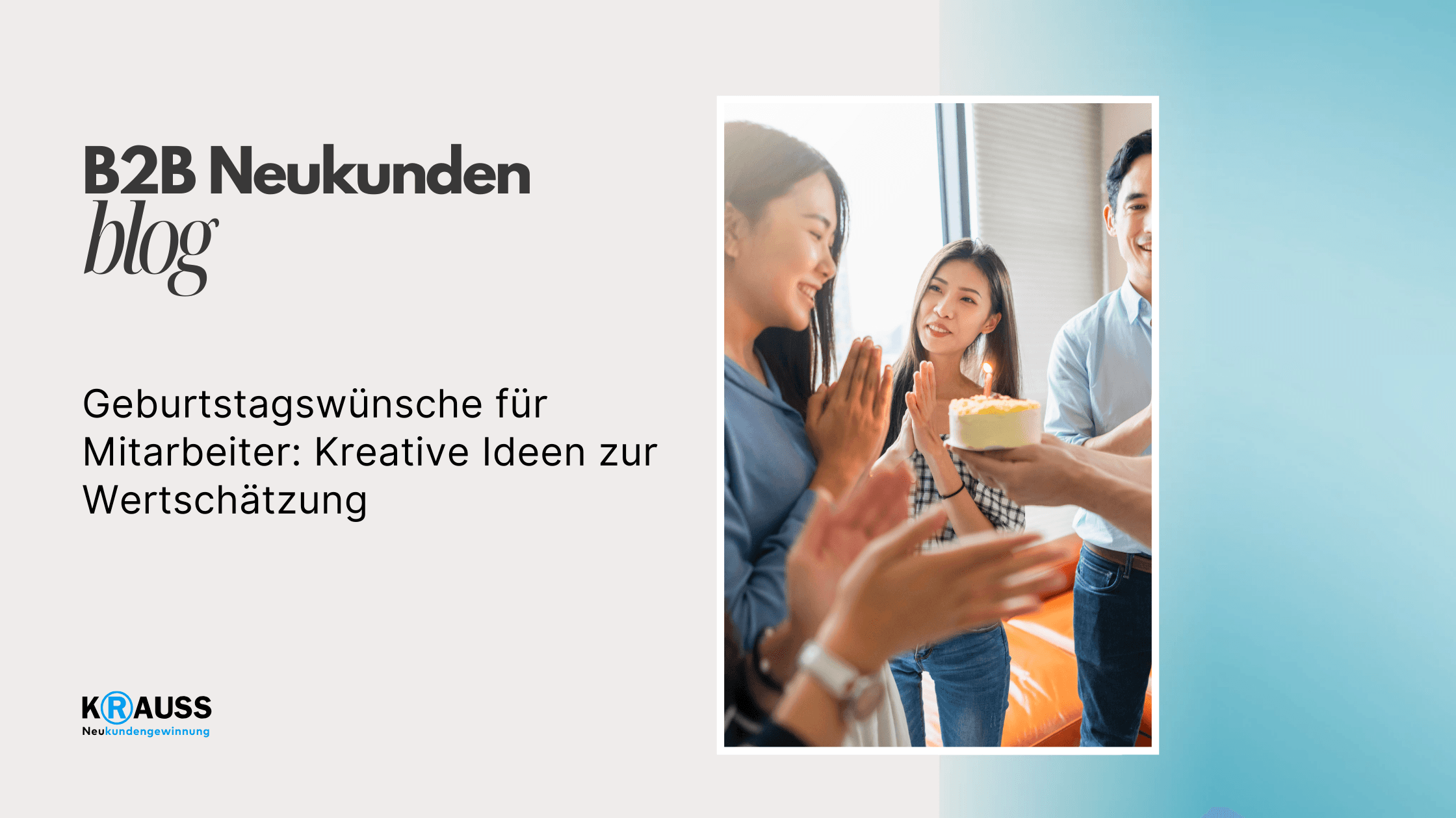 Geburtstagswünsche für Mitarbeiter: Kreative Ideen zur Wertschätzung