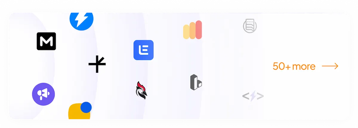LiteMail integration options for 50 plus cold email tools