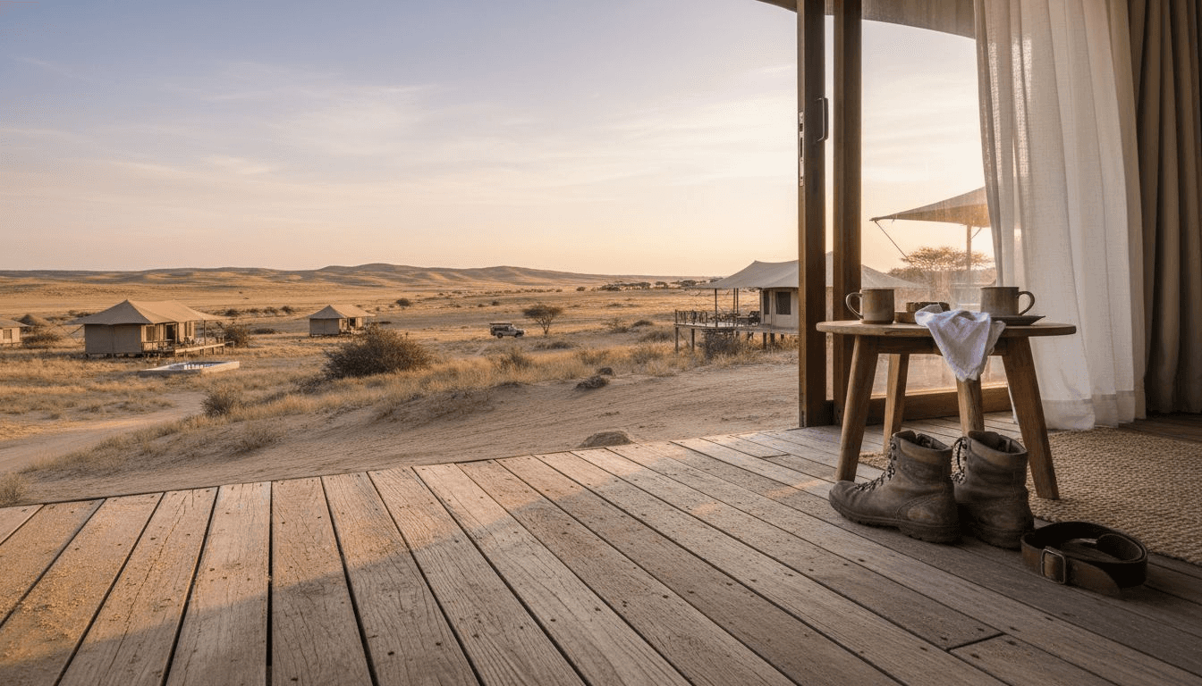 Private Namibian villa with breakfast and view
