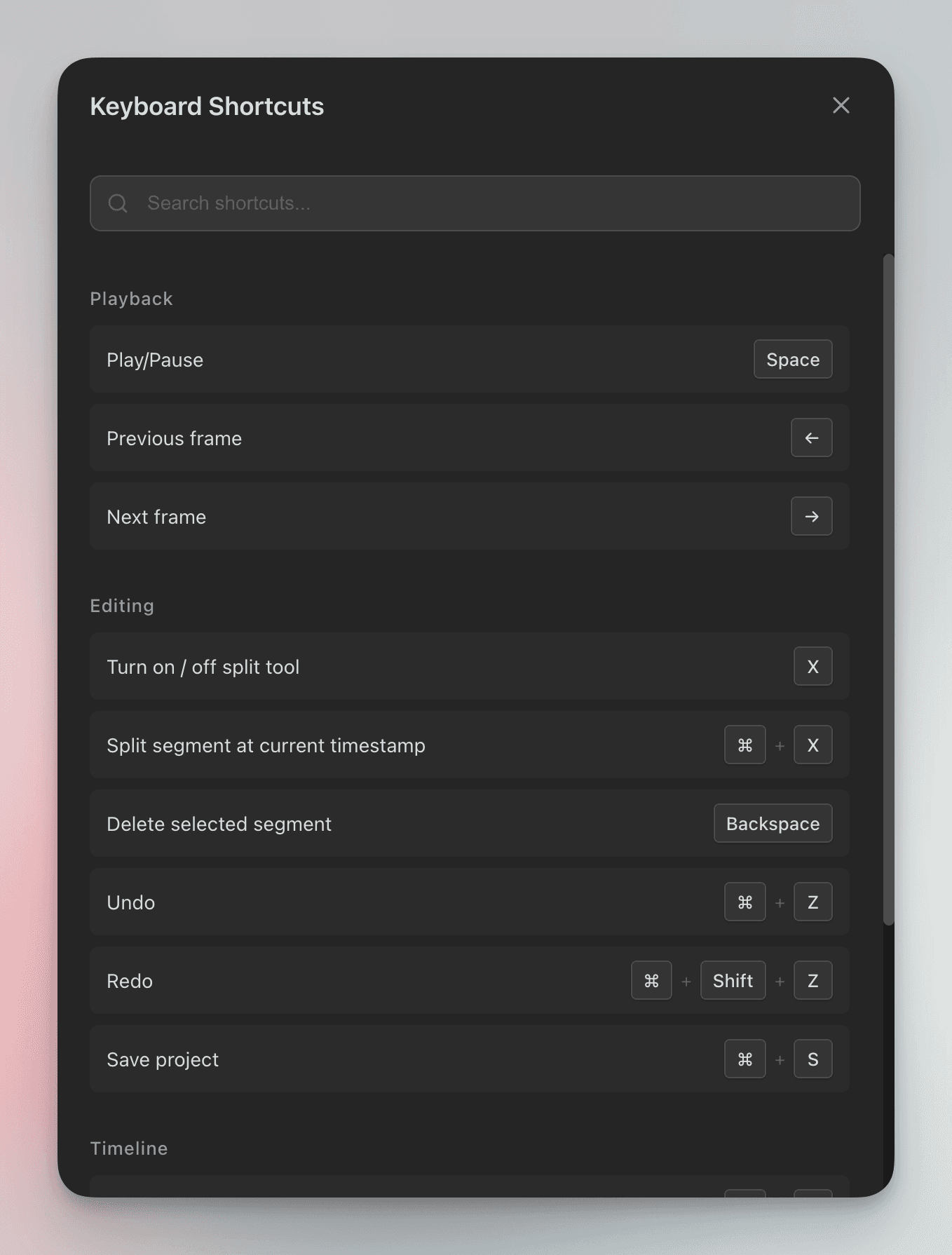 Crop area aspect ratio