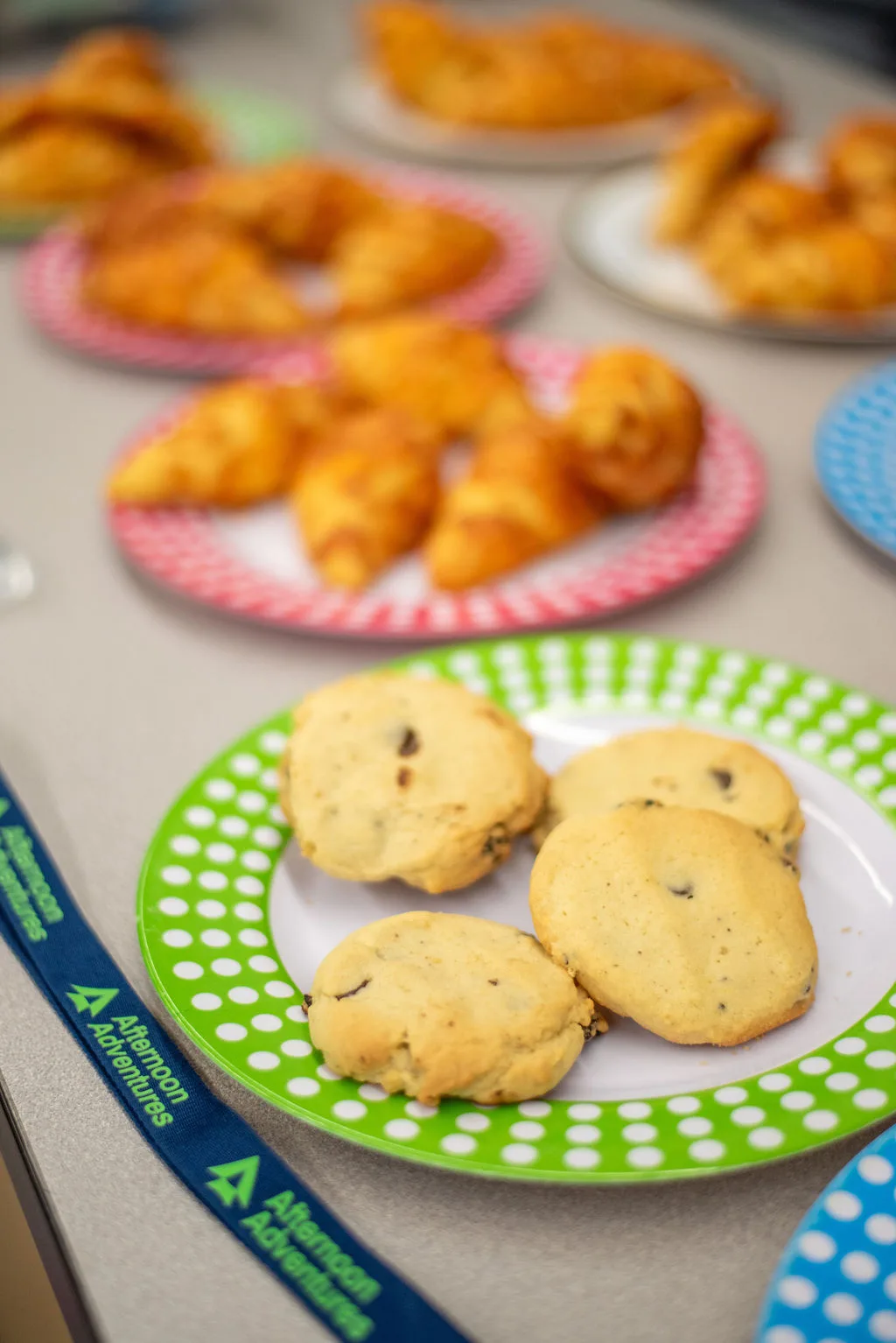 Afternoon Adventures food photography presented within the project brand style