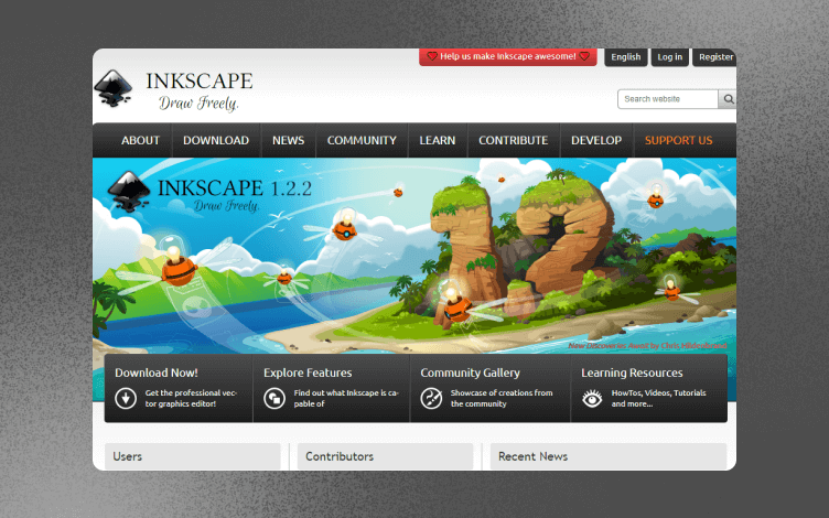 Inkscape dashboard