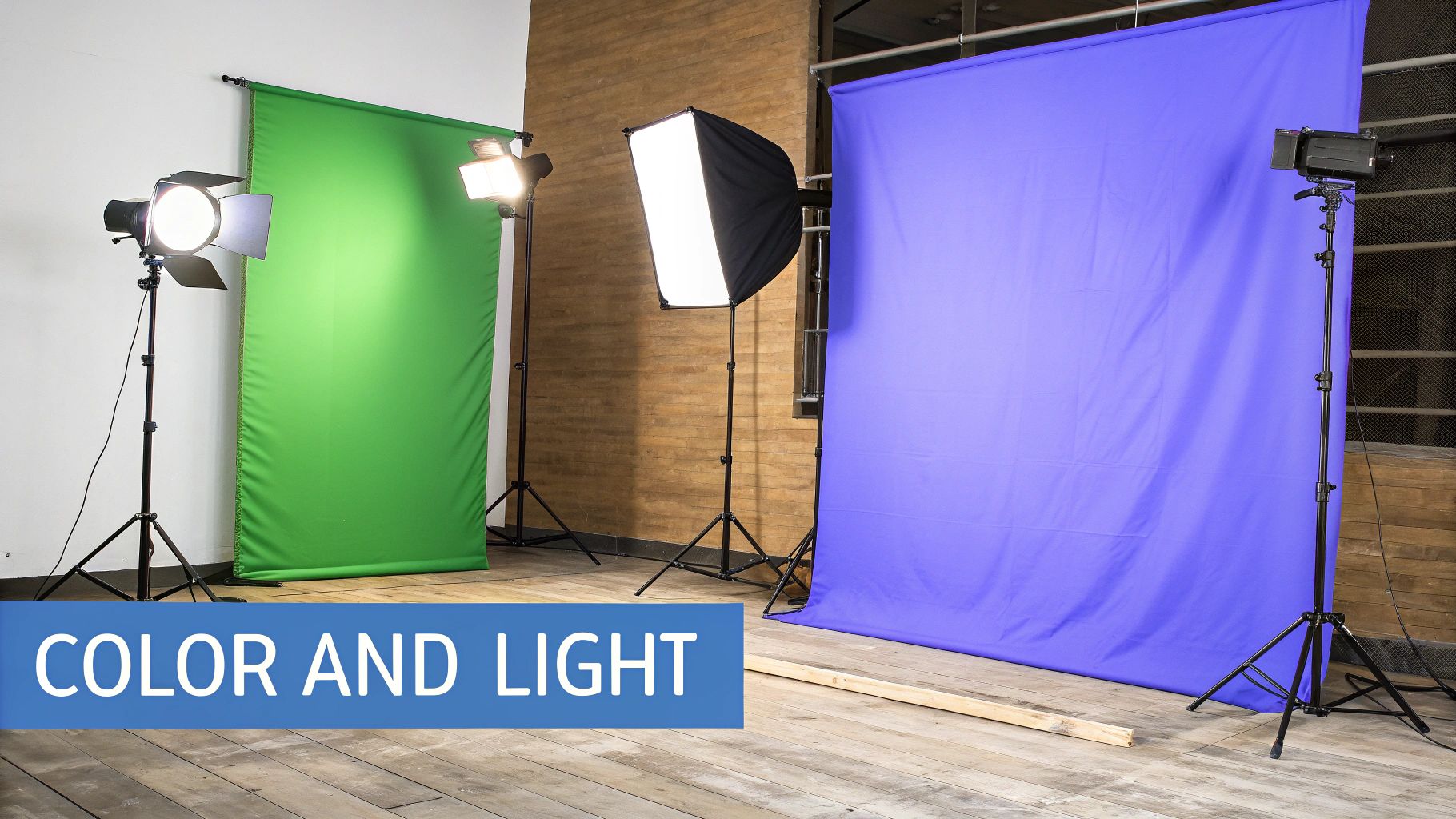 A camera is positioned to take a photo of a product on a styled backdrop with props.