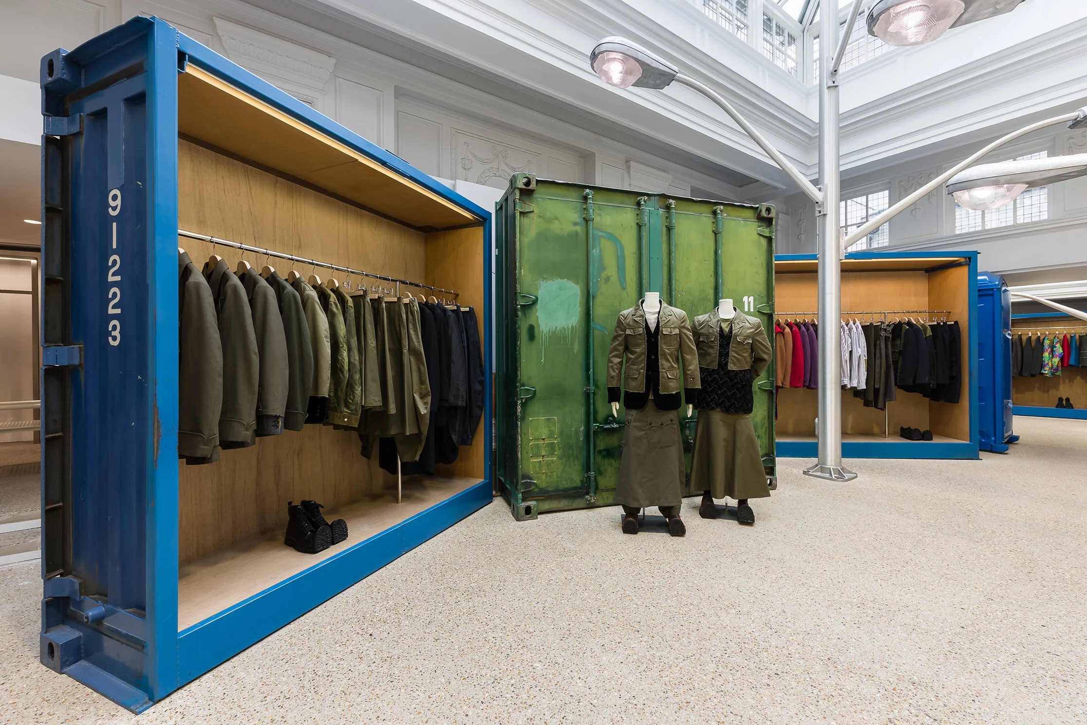 Man and woman discussing books