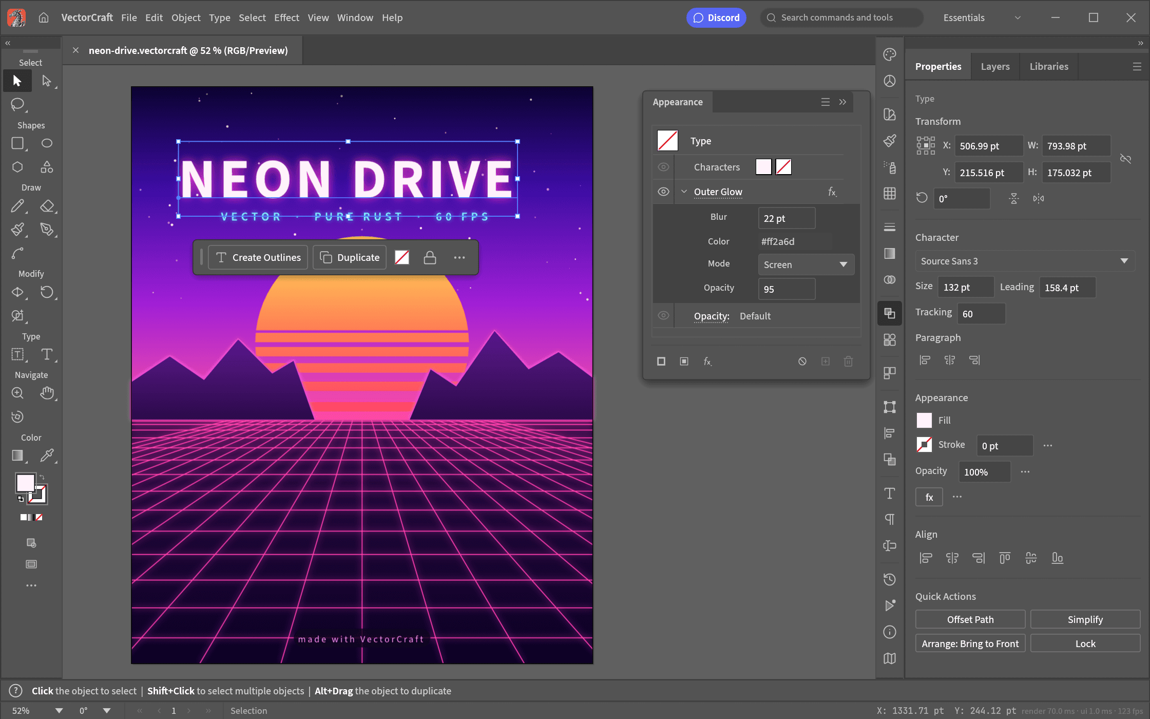 artcraft aplikace, vizuál k článku o kreativních nástrojích a konkurenci adobe