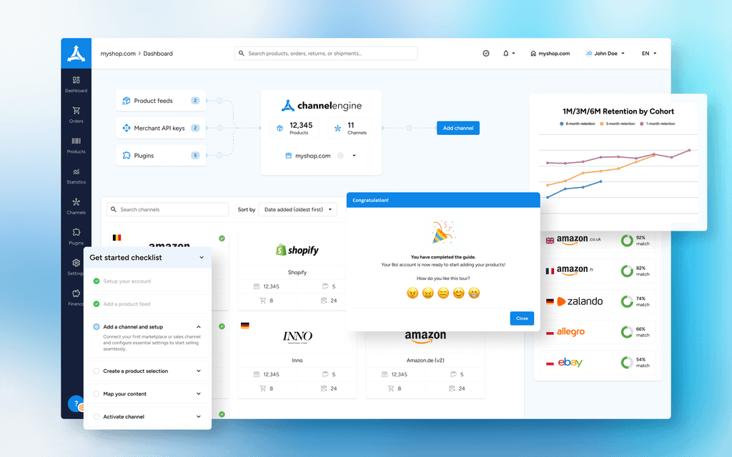 ChannelEngine in-app guide hero image