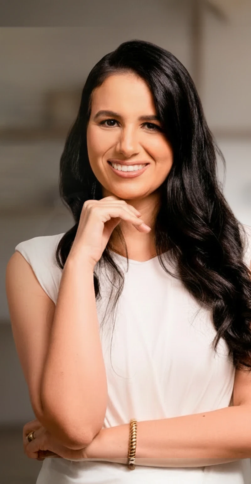 Dynamic picture of a cyclist riding downhill