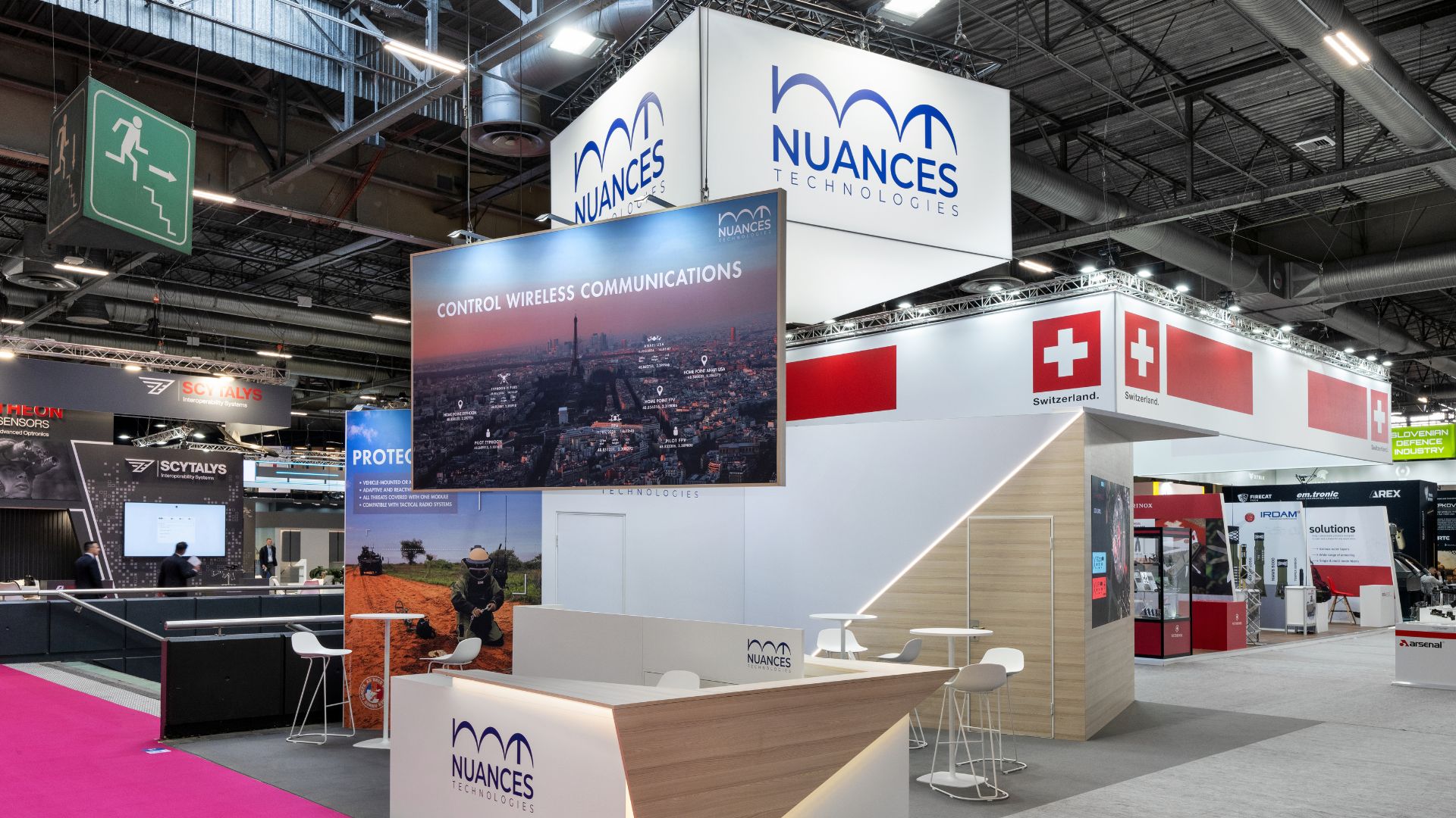 Stand Nuances Technologies par Expace Eurosatory