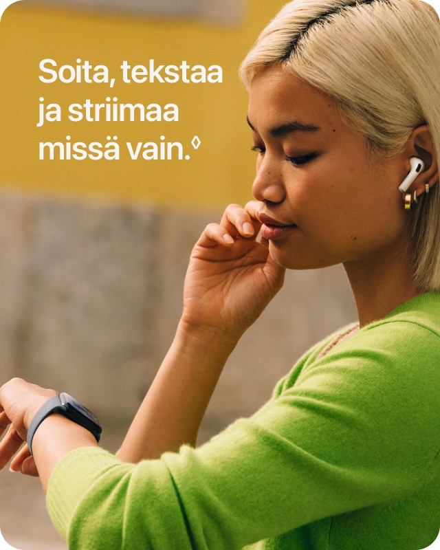 Apple Watch Liiku. Treenaa. Seiso.