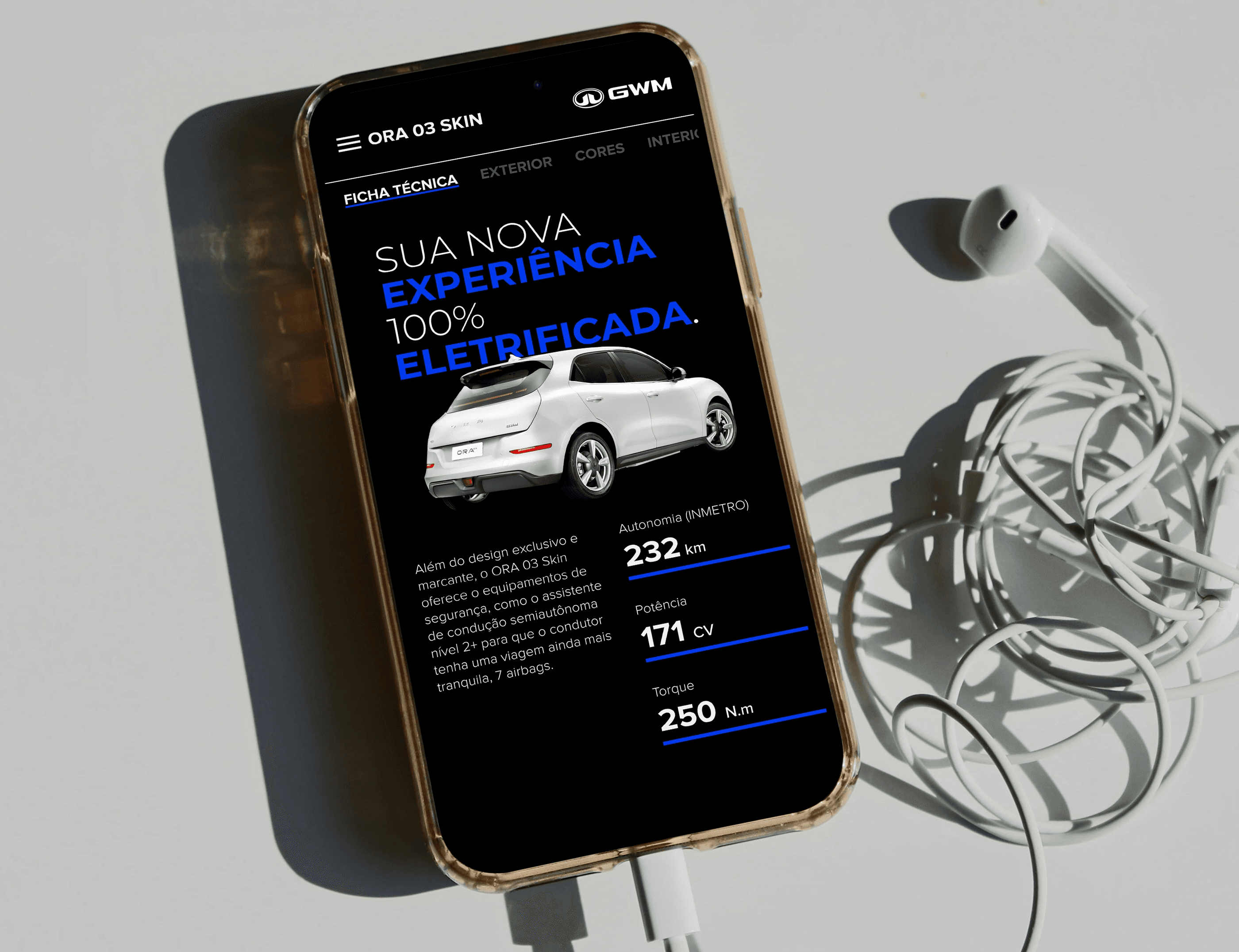 App Screen with open sidebar