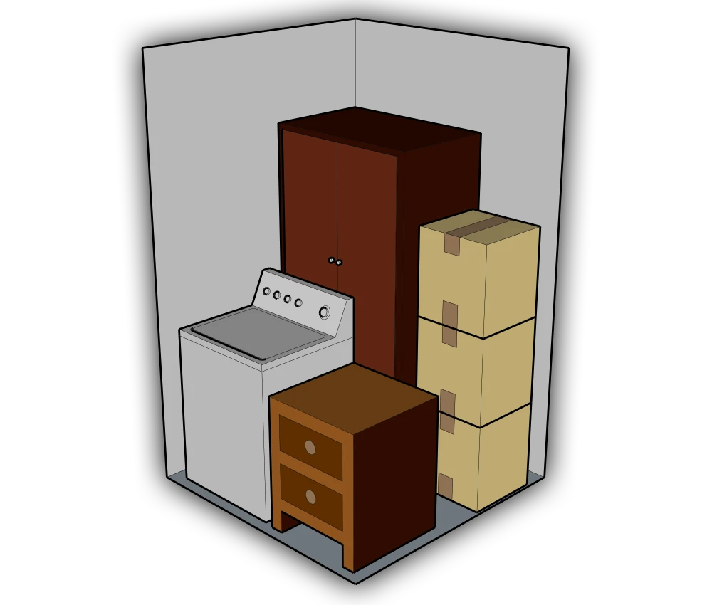 Small storage unit contents