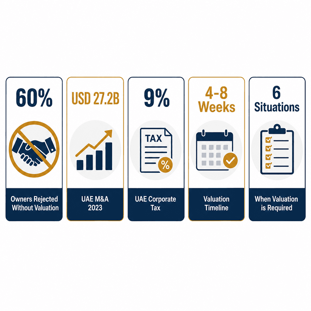 Infographic: What Is Business Valuation in Dubai and Why Does It Matter?