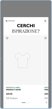 screenshot of homepage with carousel placement