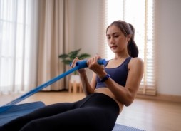 Sports injury physiotherapy rehabilitation session