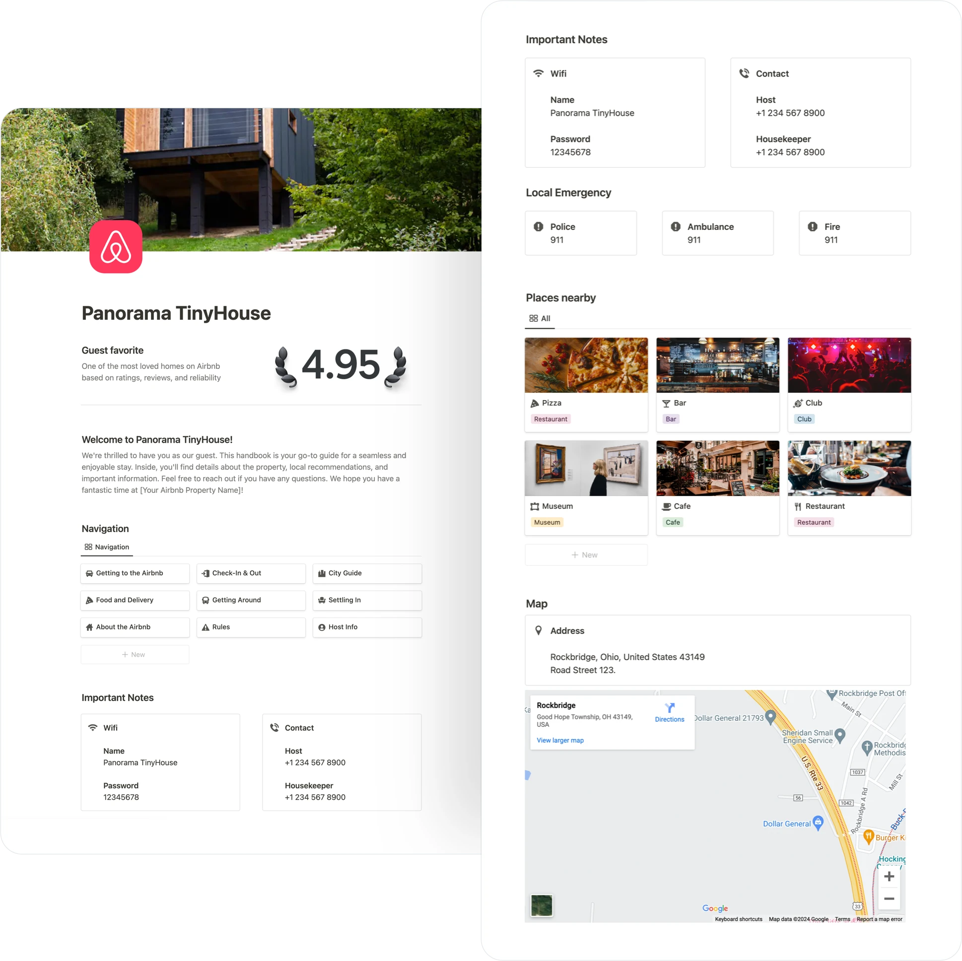 Notion Airbnb Management Template @ Solt Wagner