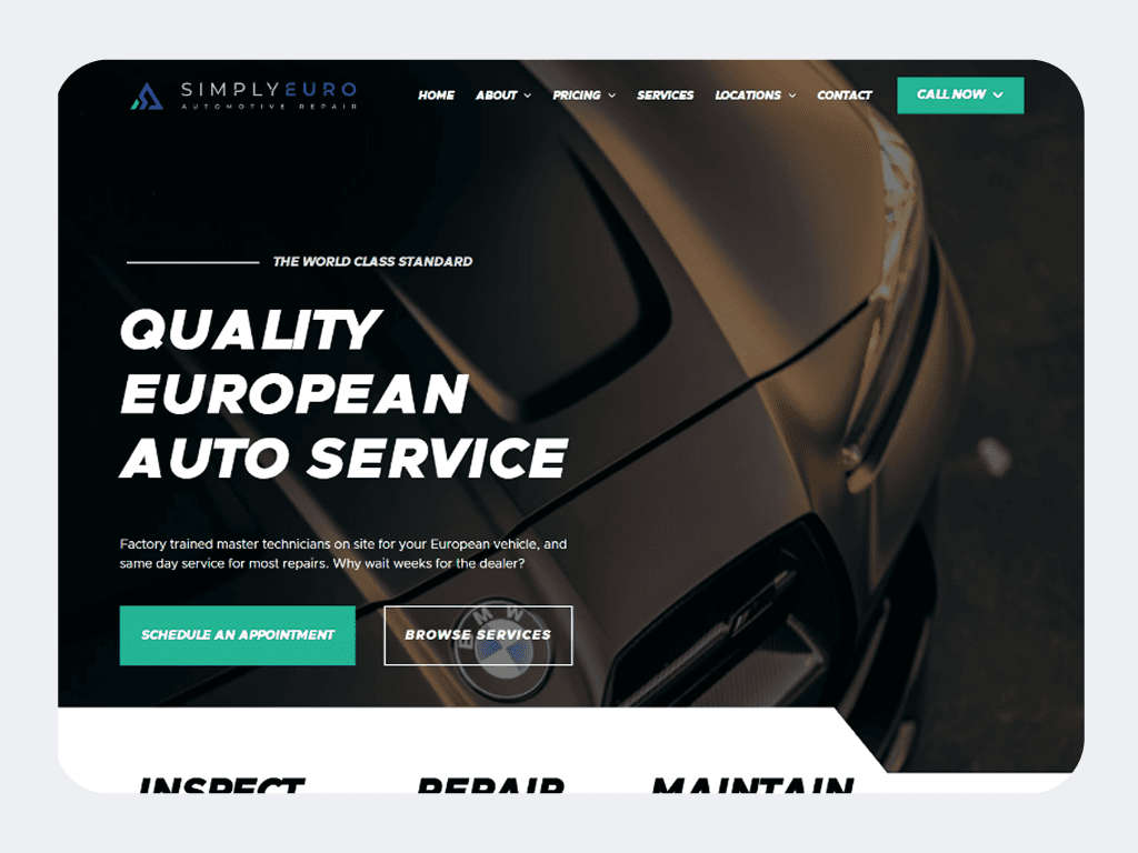 LensRef Hero section