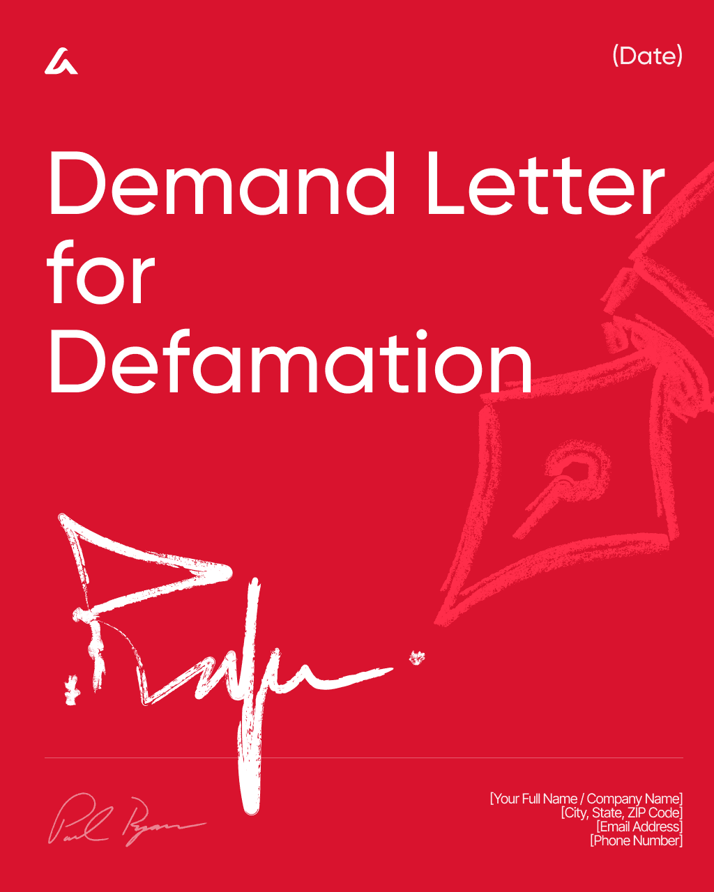 Demand Letter for Defamation